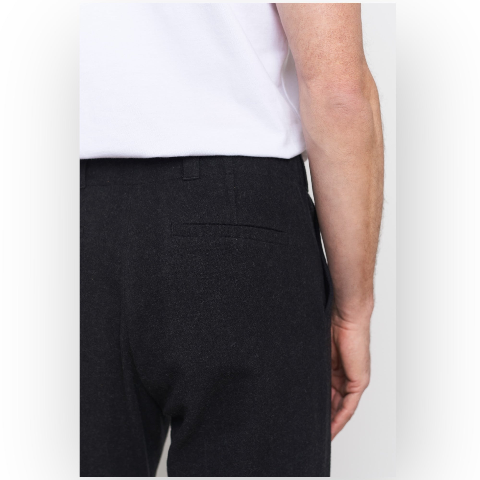 About Companions Jostha Trousers eco flannel mel black