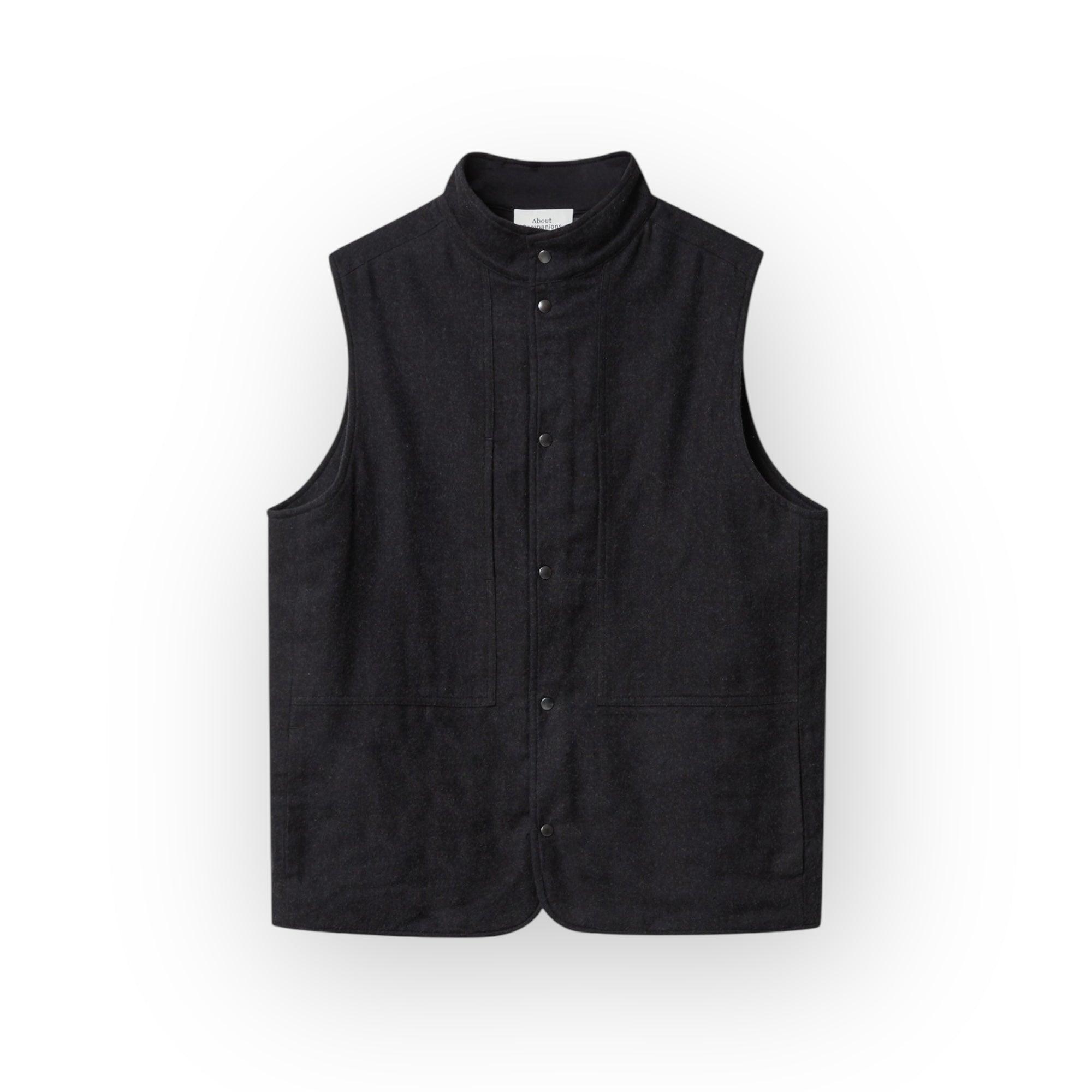 About Companions Wendel Vest eco flannel mel black