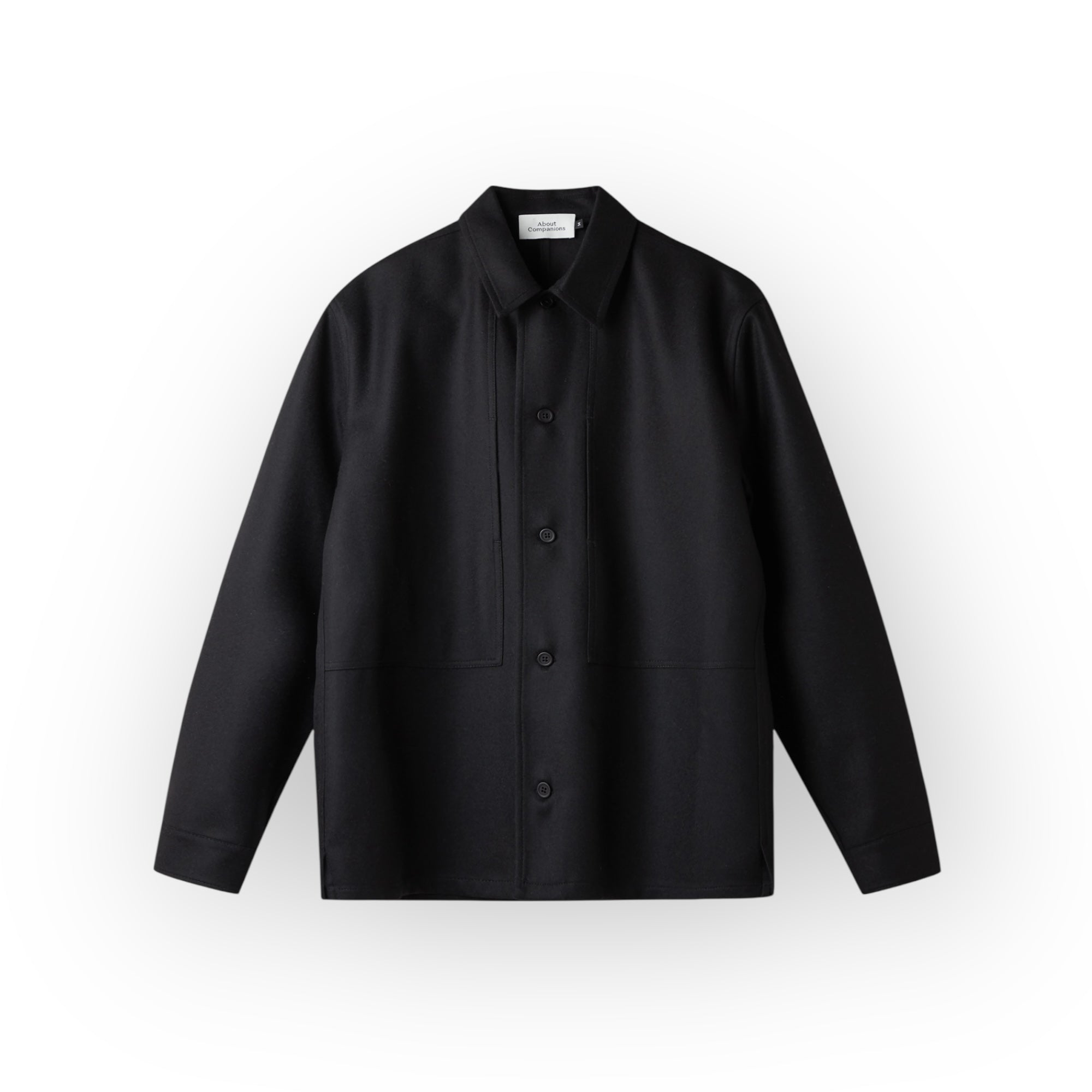 About Companions Owe Overshirt Wool black