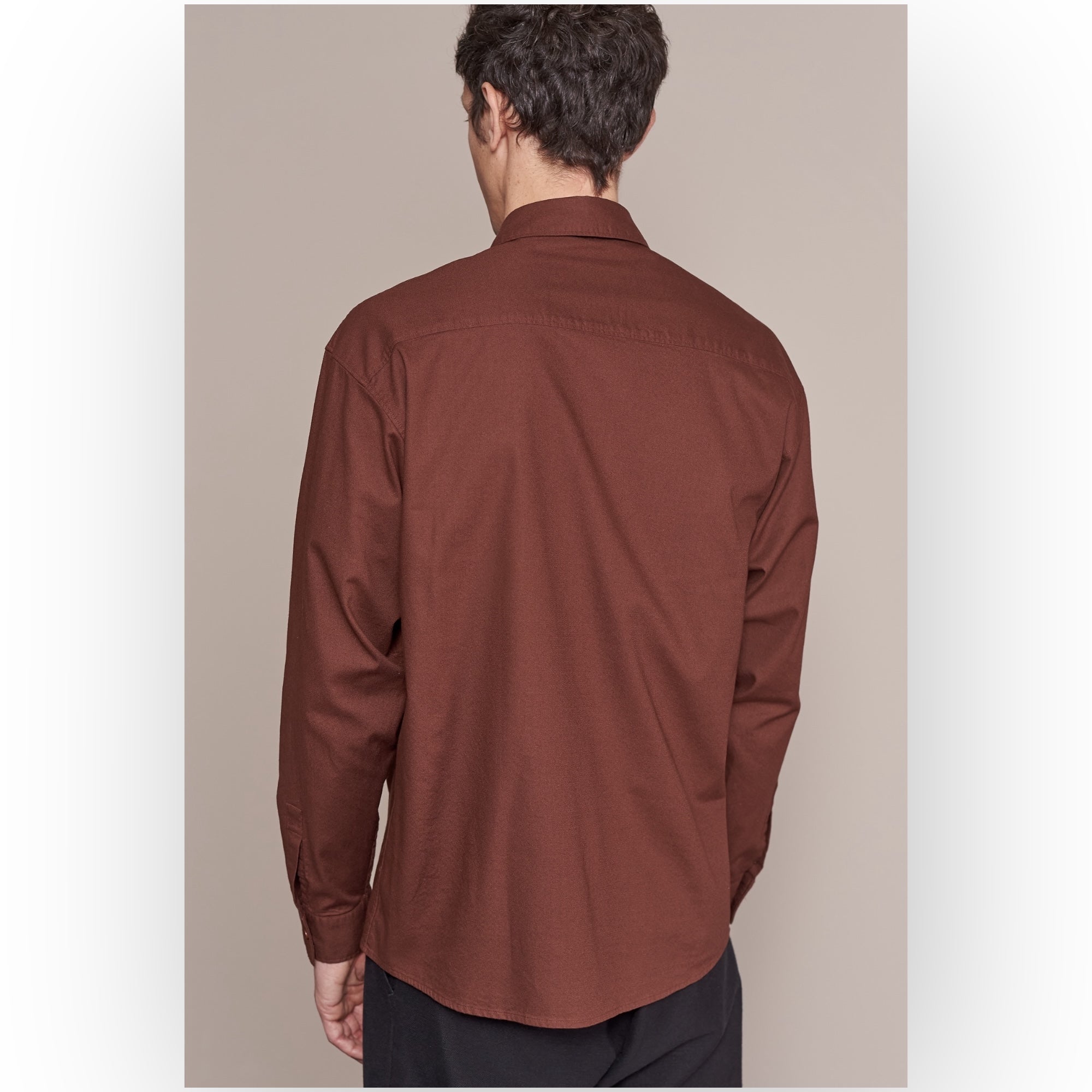 About Companions Dario eco crisp cotton marron