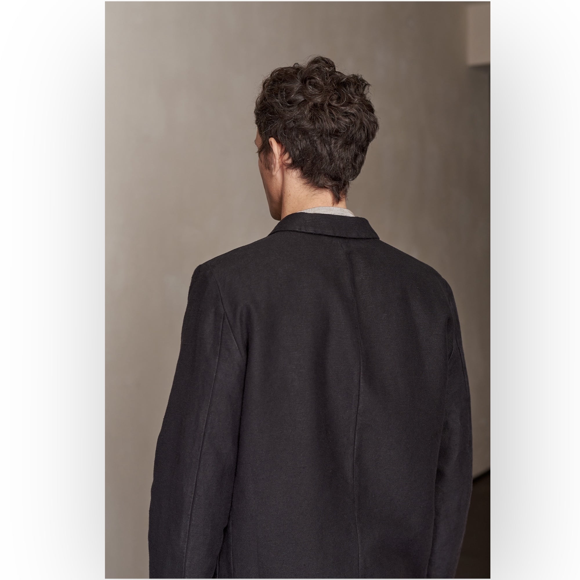 About Companions Elmar Blazer winter linen black
