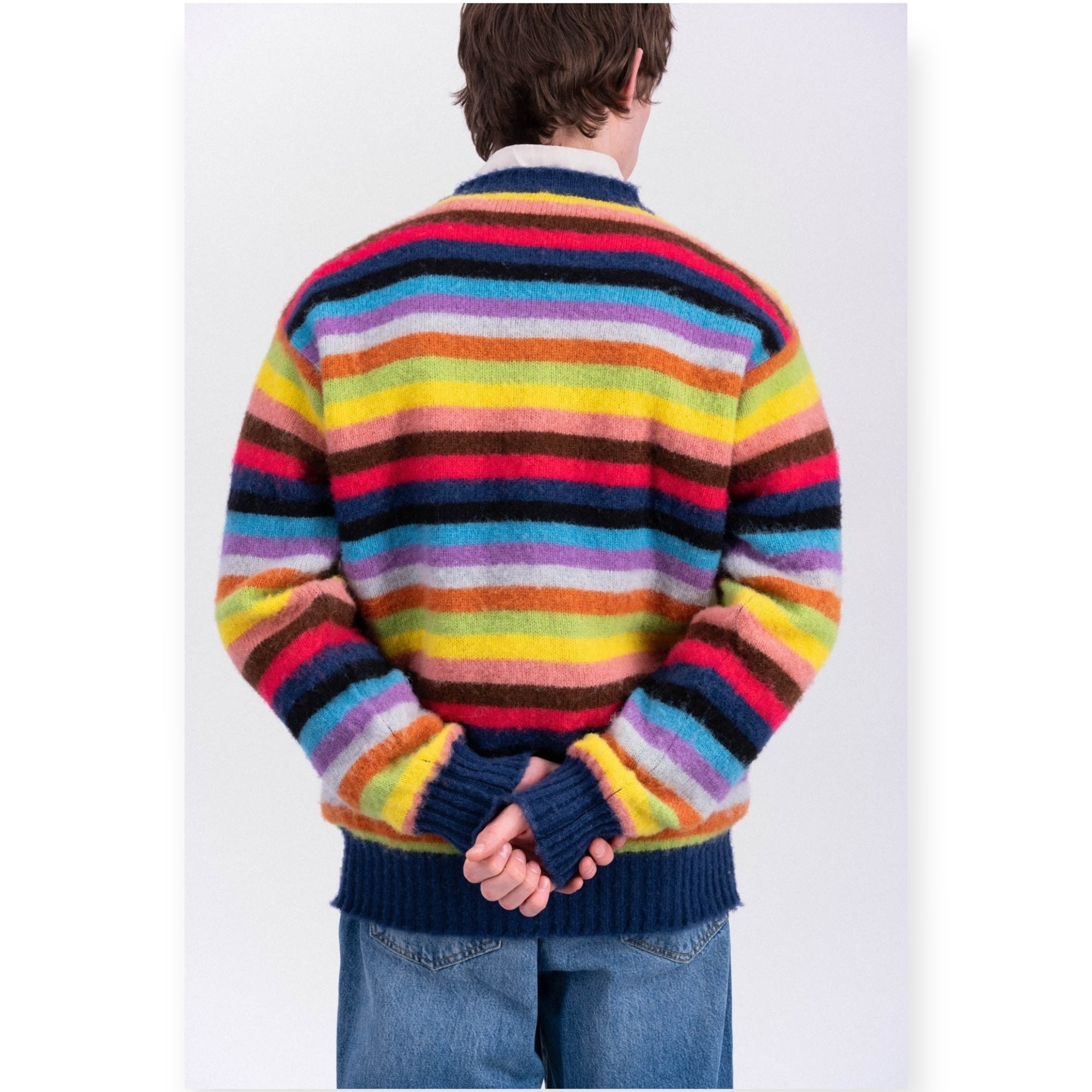 Howlin´ Shaggy Bear Pullover Fired Up multi stripes