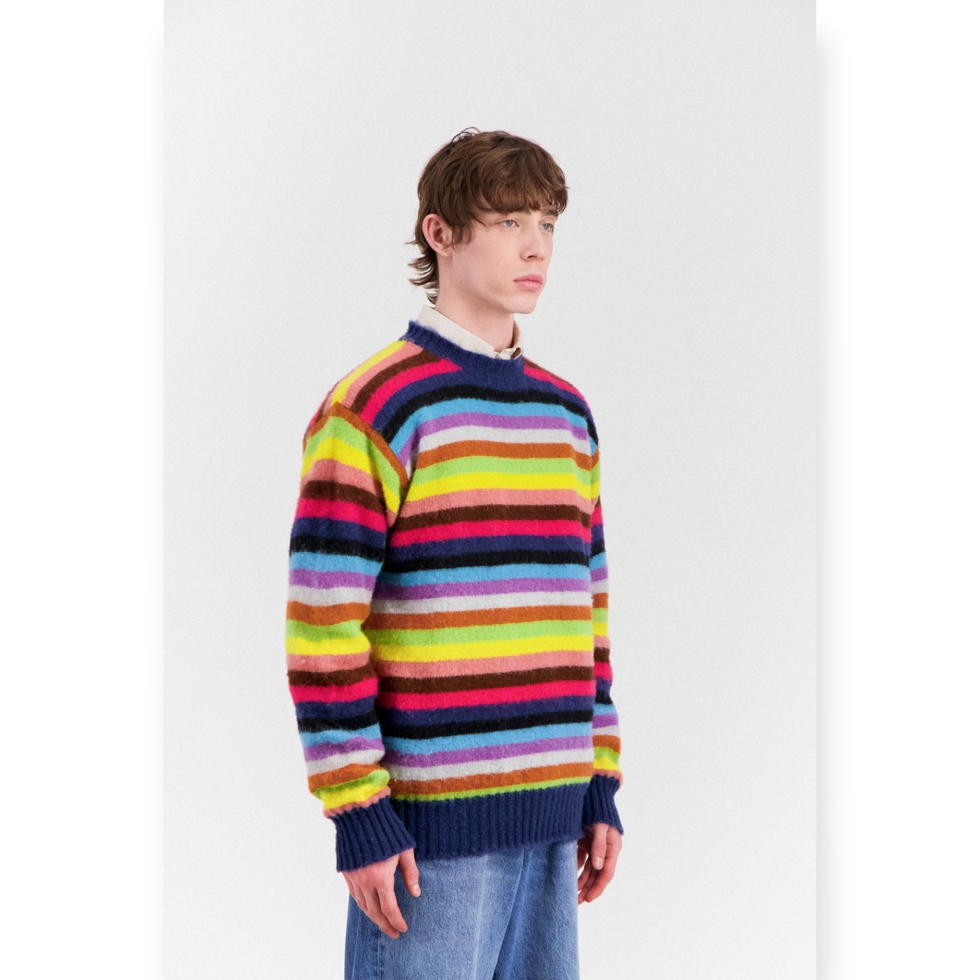 Howlin´ Shaggy Bear Pullover Fired Up multi stripes