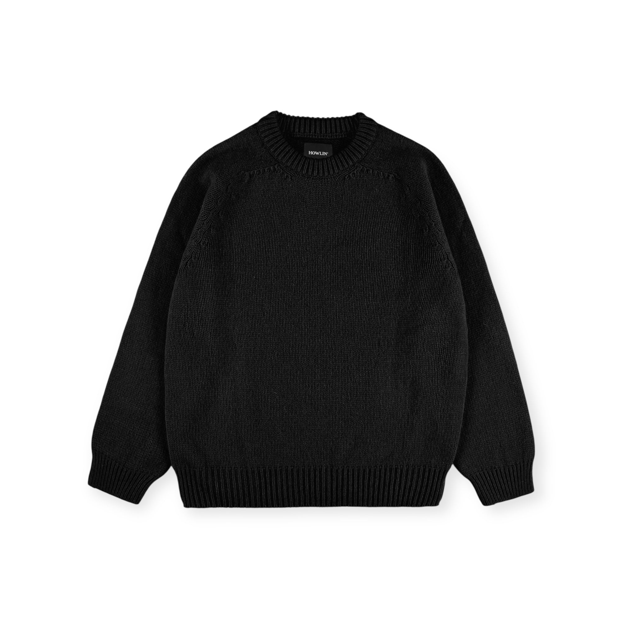 Howlin´ Boxy Space Knit black
