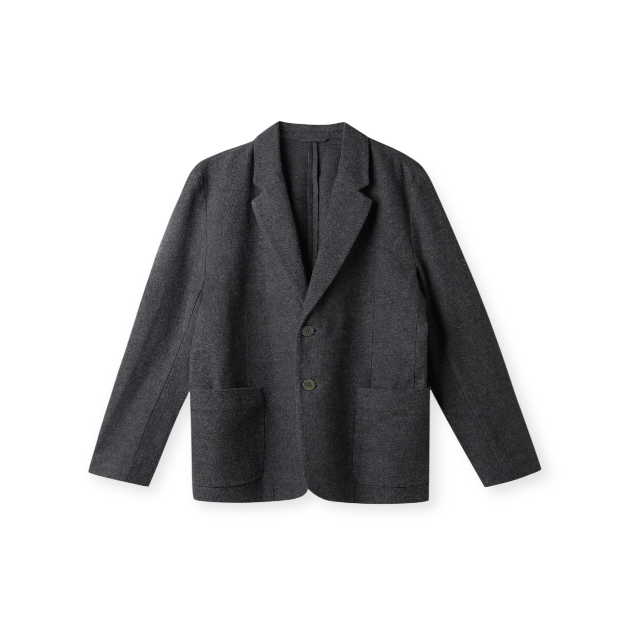 About Companions Enver Blazer Eco Flannel mel grey