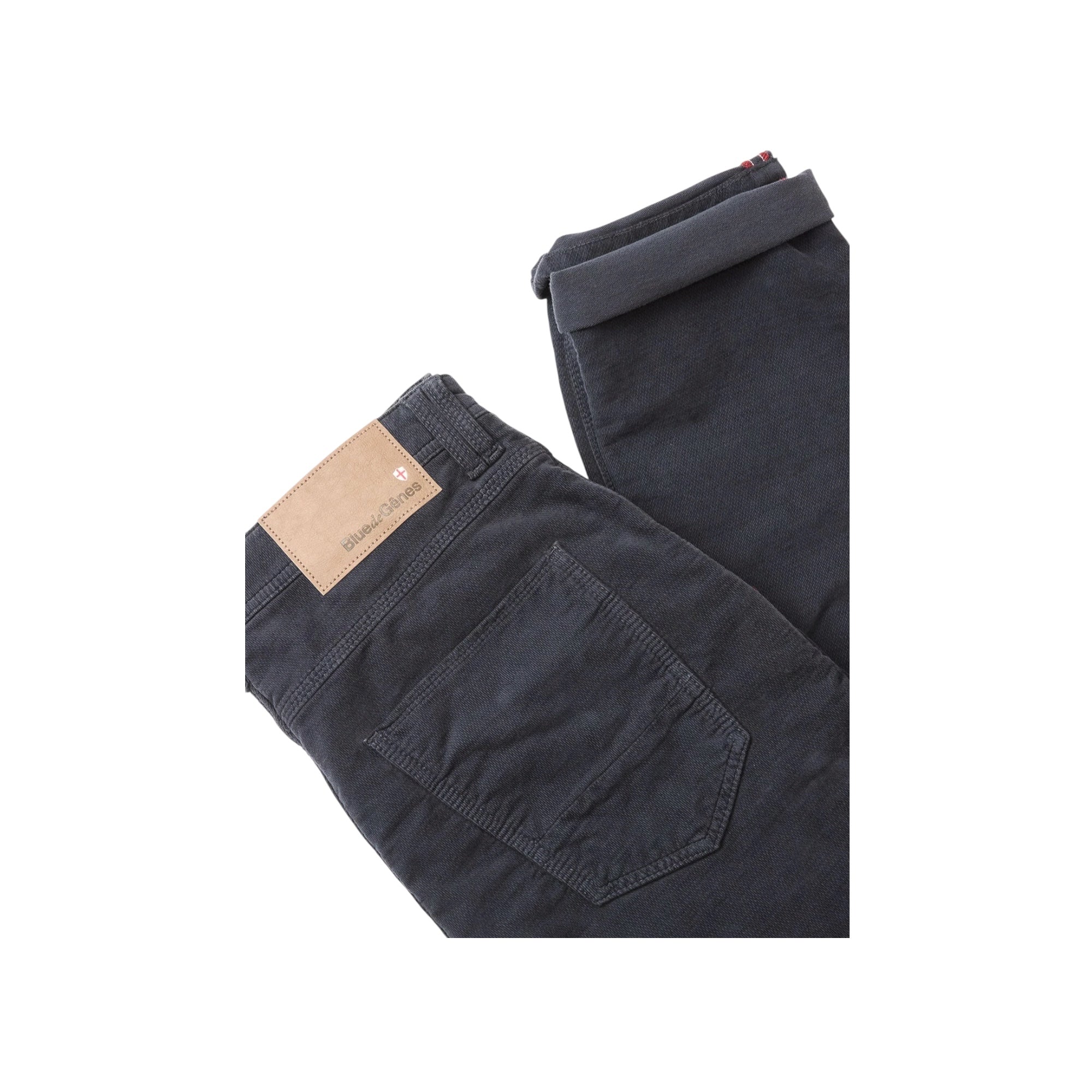 Blue de Genes Paulo Ottawa Trousers dark navy