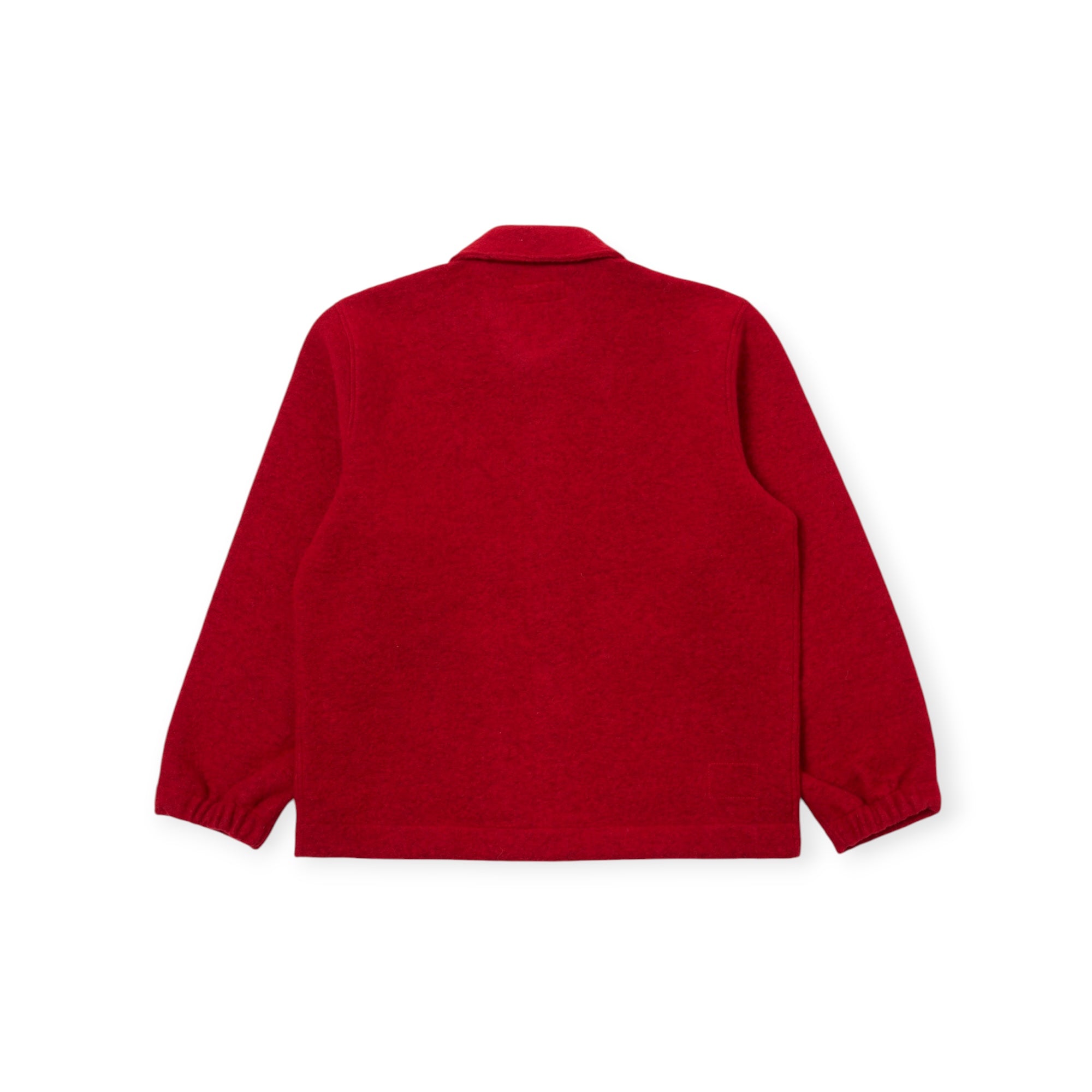 Universal Works Rams Jacket Wool Fleece red