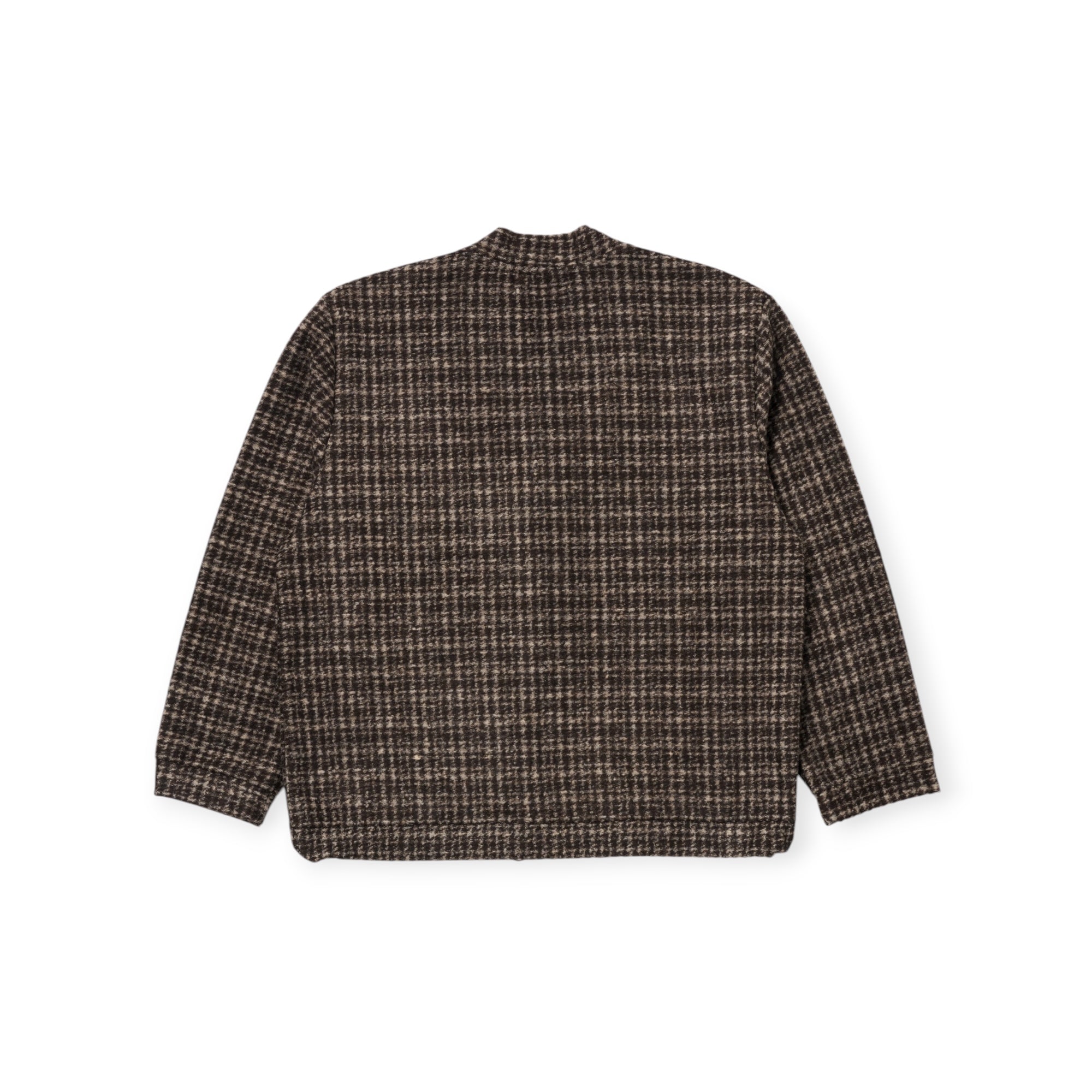 Universal Works Advance Cardigan Jacquard Knit brown