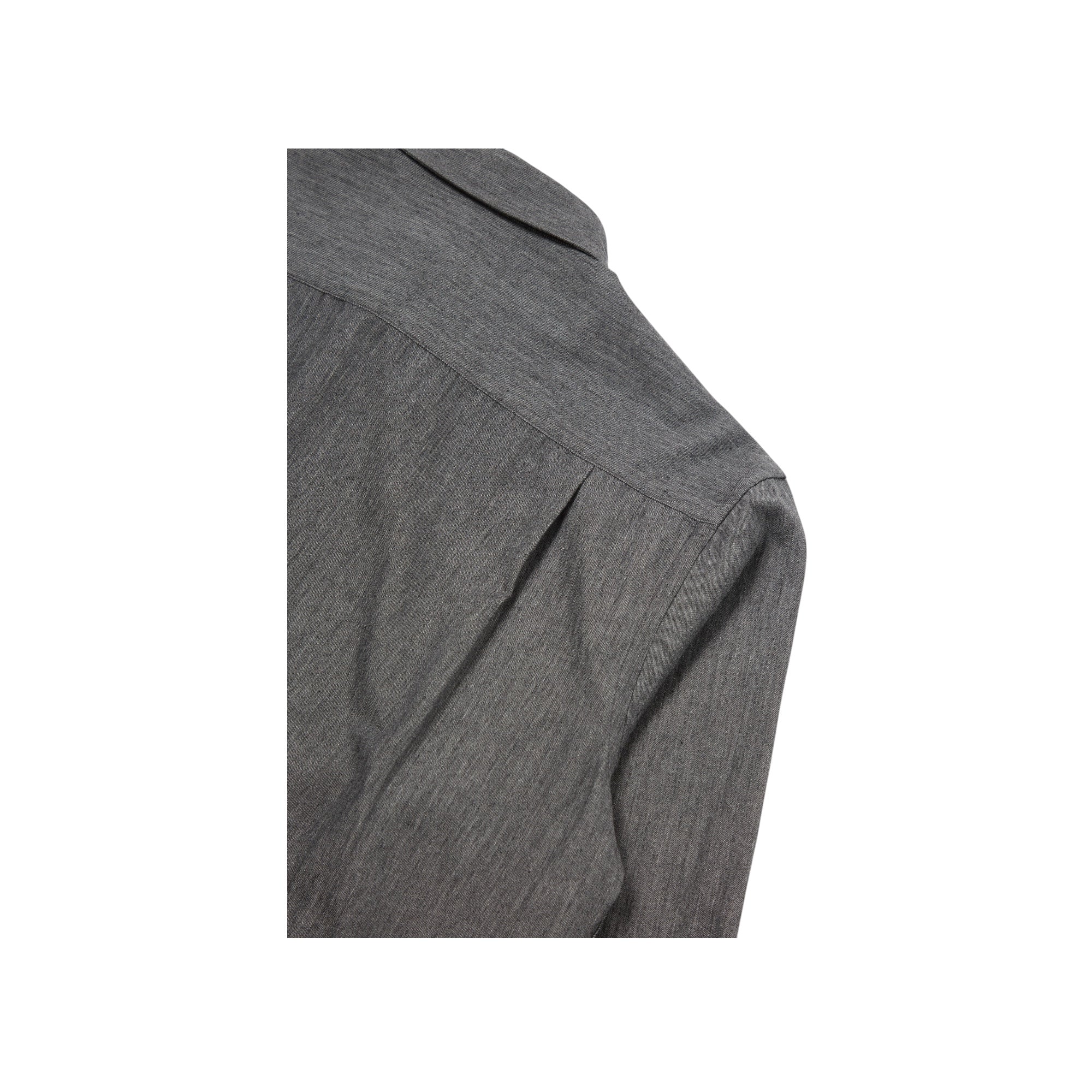 Universal Works Square Pocket Shirt Brushed Organic Cotton charcoal