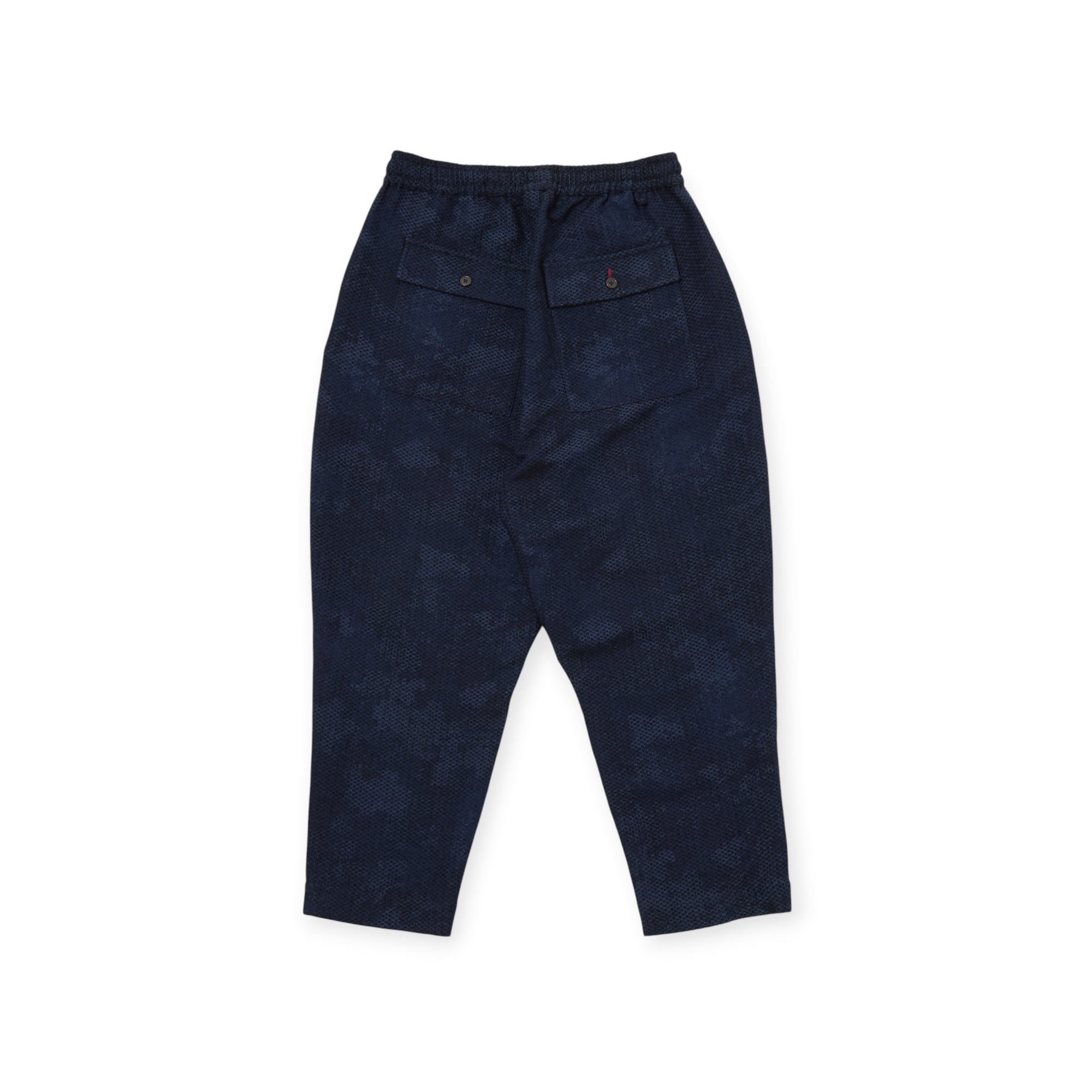 Universal Works Braga Pant Denim Camo black/indigo