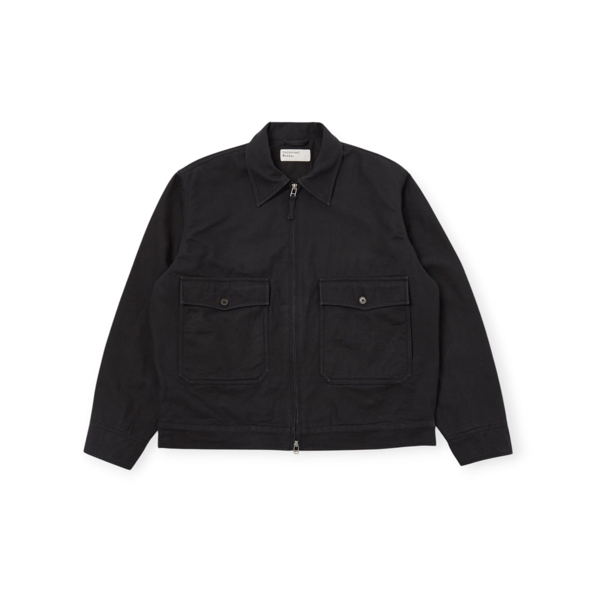 Universal Works S130 Jacket Organic Canvas black