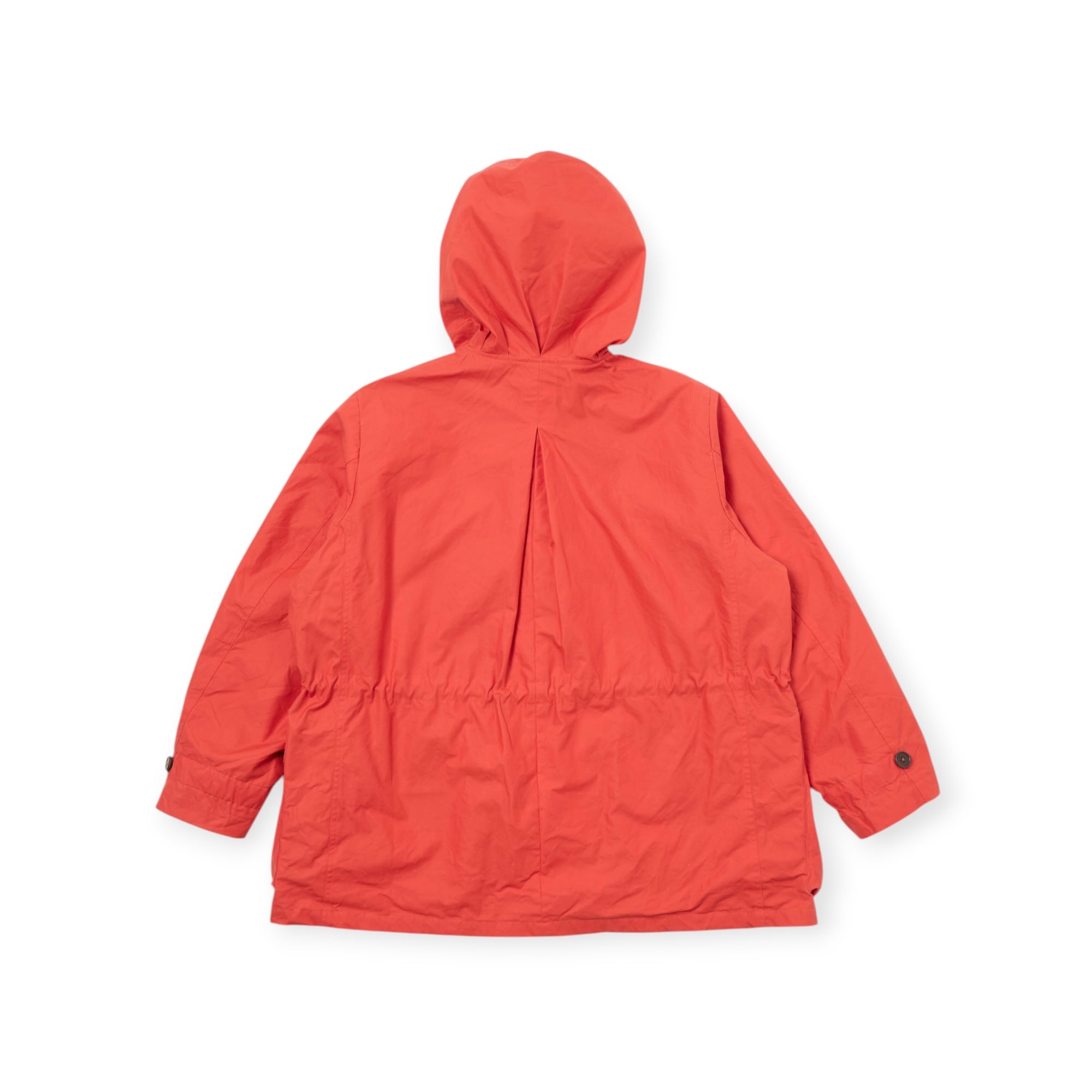Universal Works Boston Parka British Wax Cotton orange