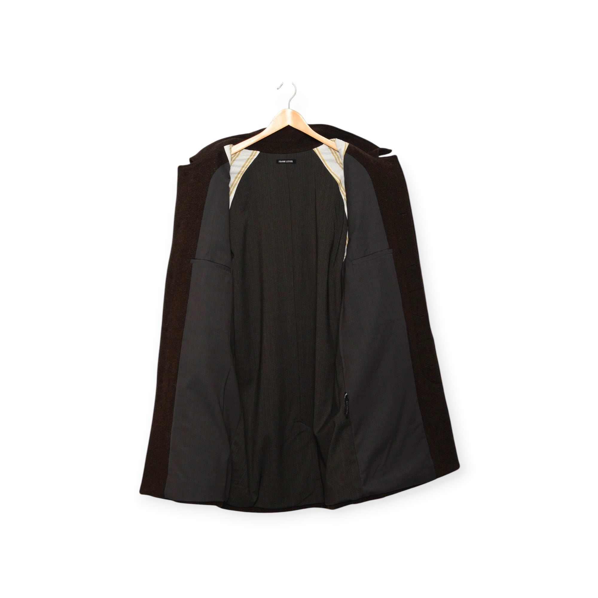 Frank Leder Raglan Coat brown