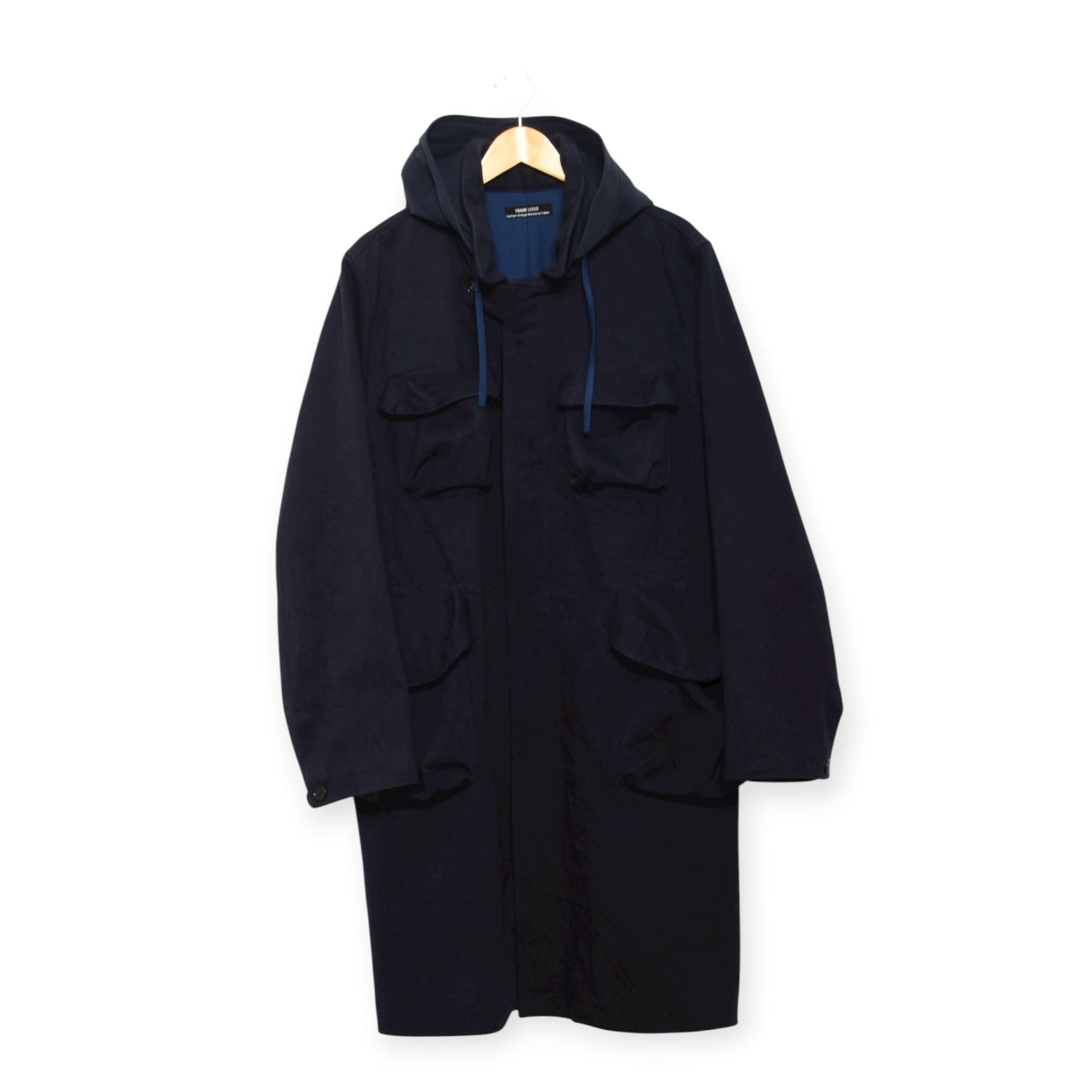 Frank Leder German Vintage Workwear Fabric Parka navy