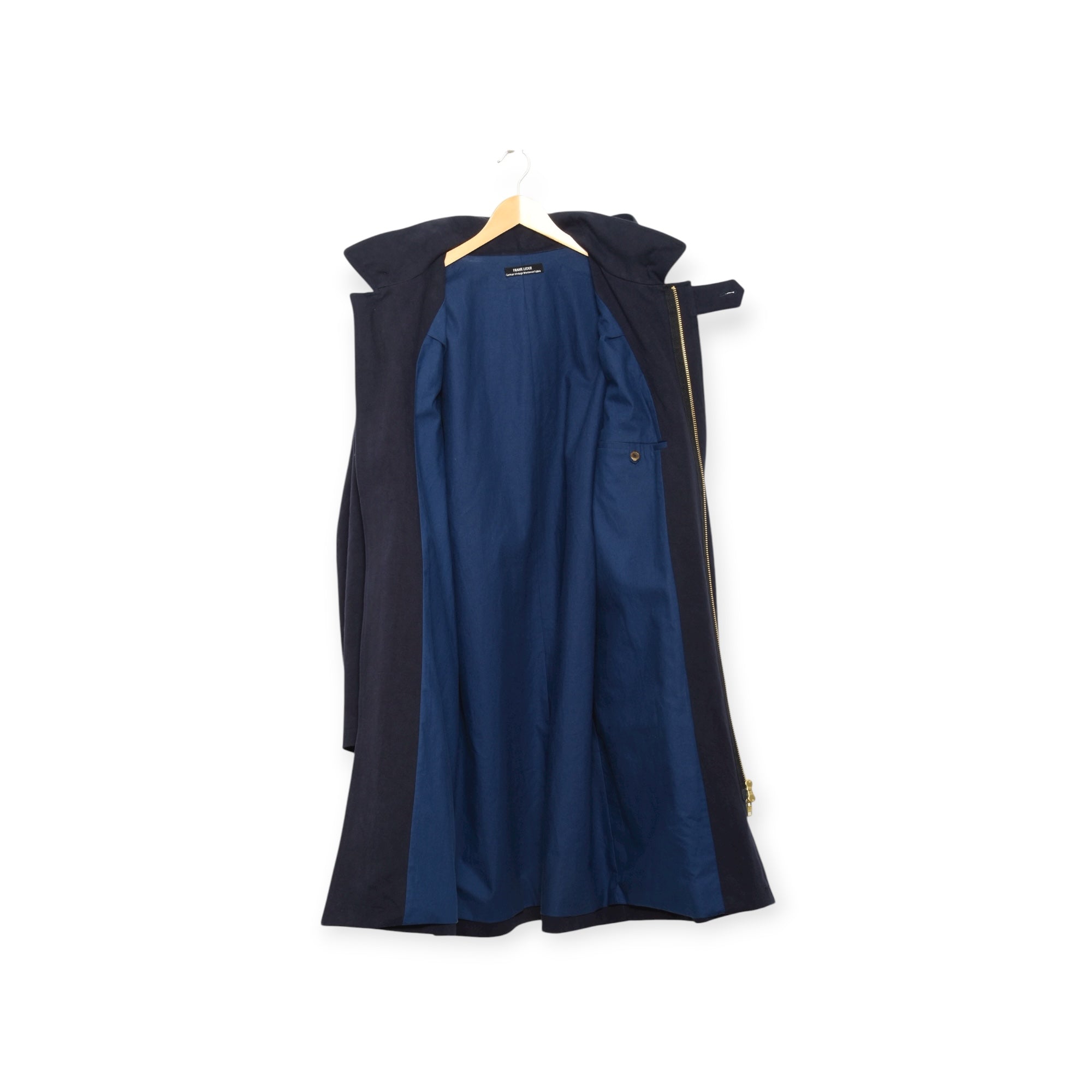 Frank Leder German Vintage Workwear Fabric Parka navy