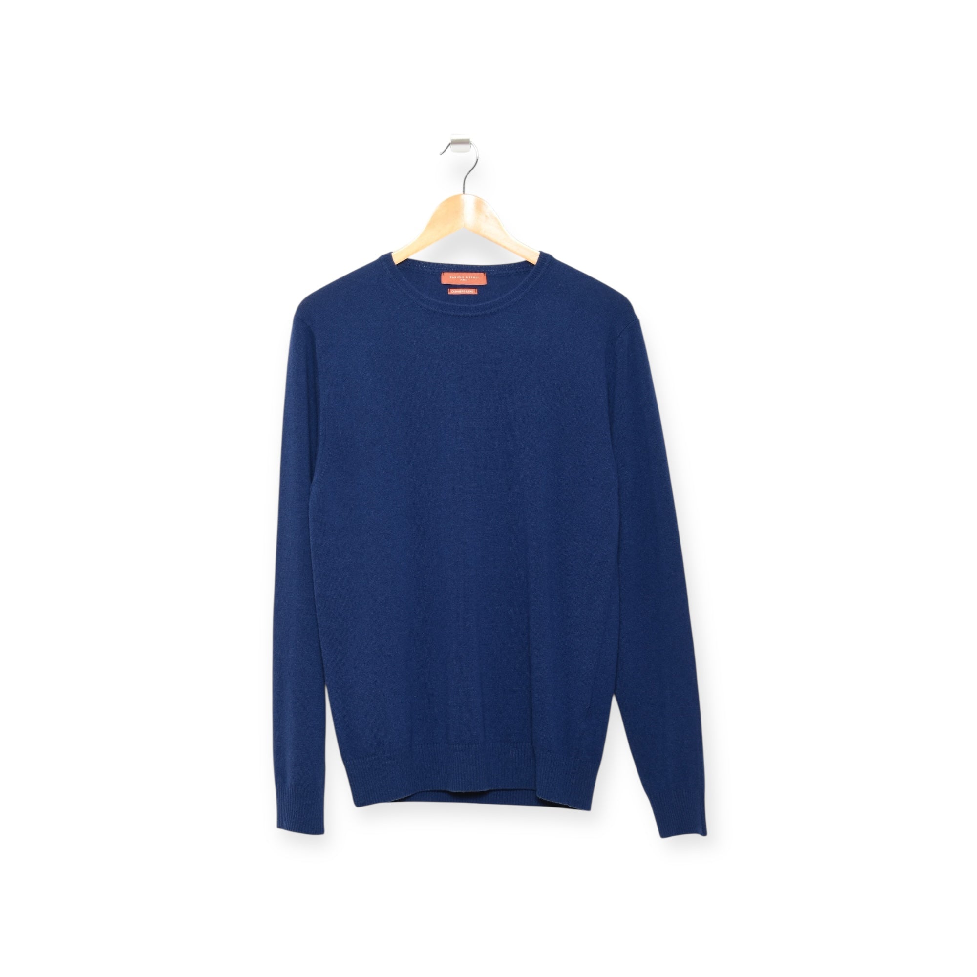 Daniele Fiesoli Ribbed Crewneck Merino/Cashmere DF 0030 26 indigo
