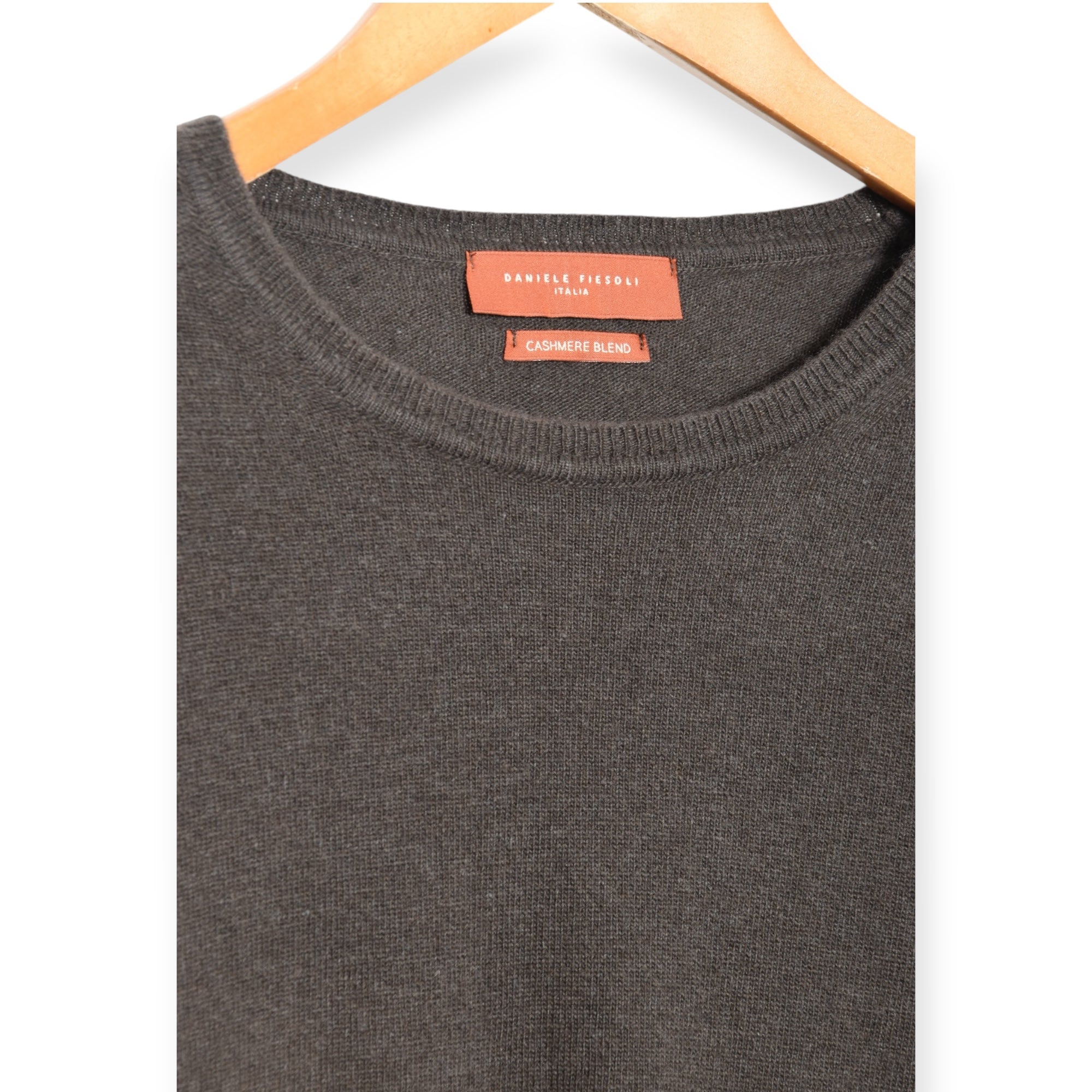 Daniele Fiesoli Ribbed Crewneck Merino/Cashmere DF 0030 42 mink