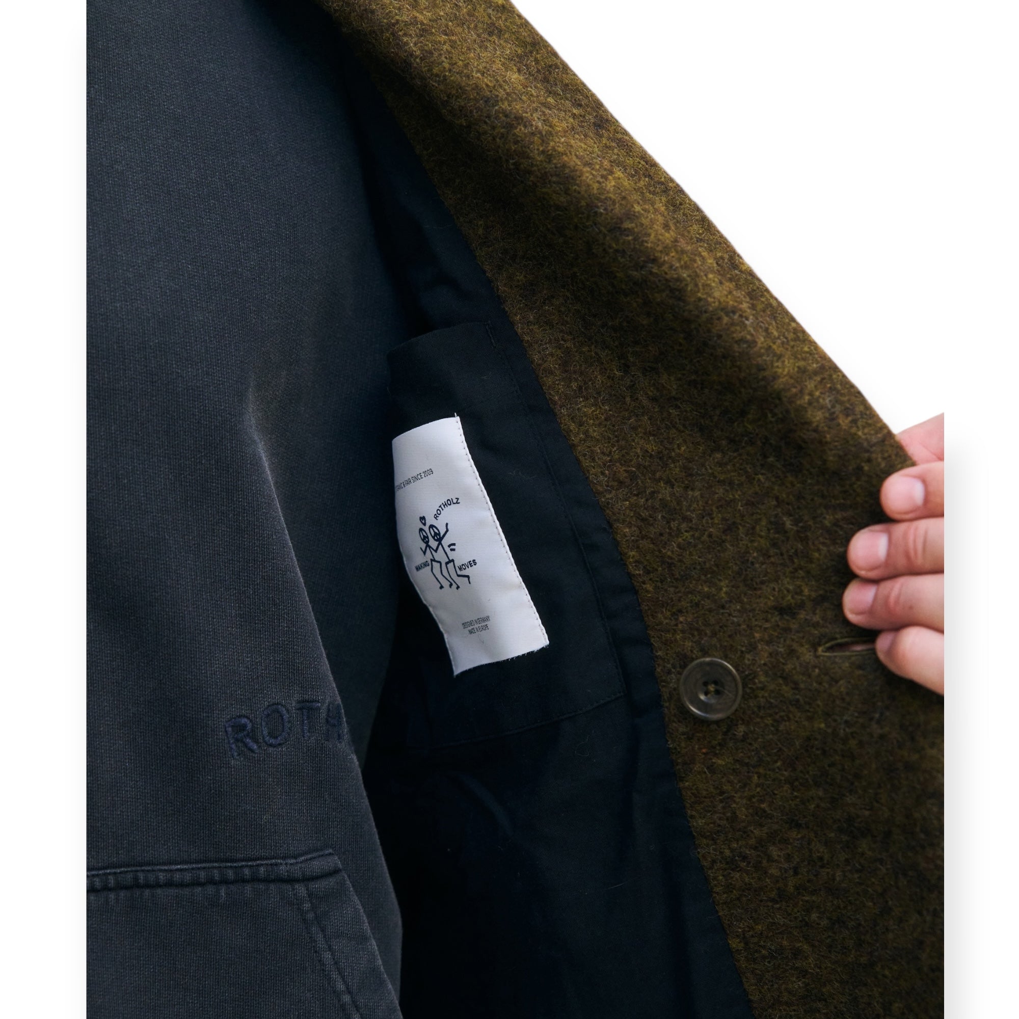 Rotholz Formal Coat forest green