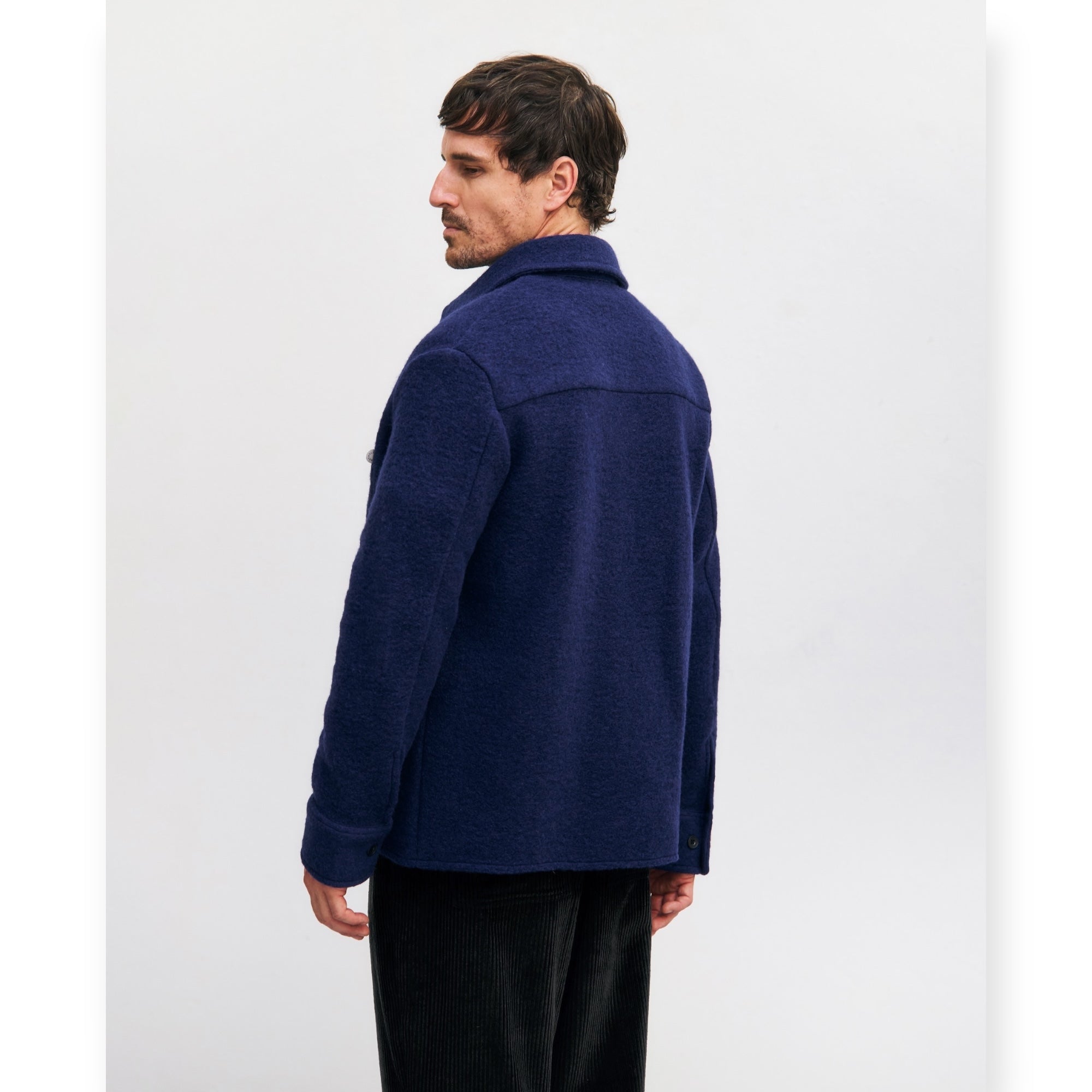 Rotholz Relaxed Overshirt royal blue