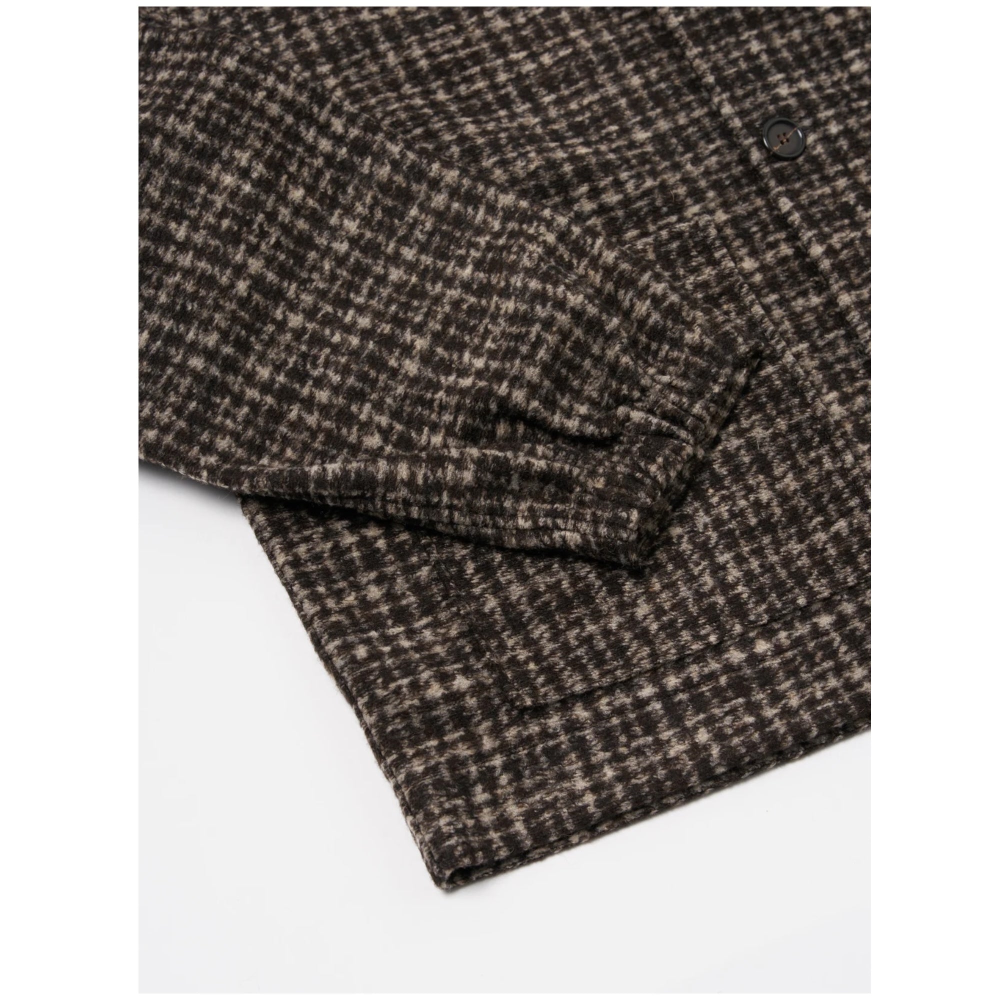 Universal Works Rams Jacket Jacquard Knit brown