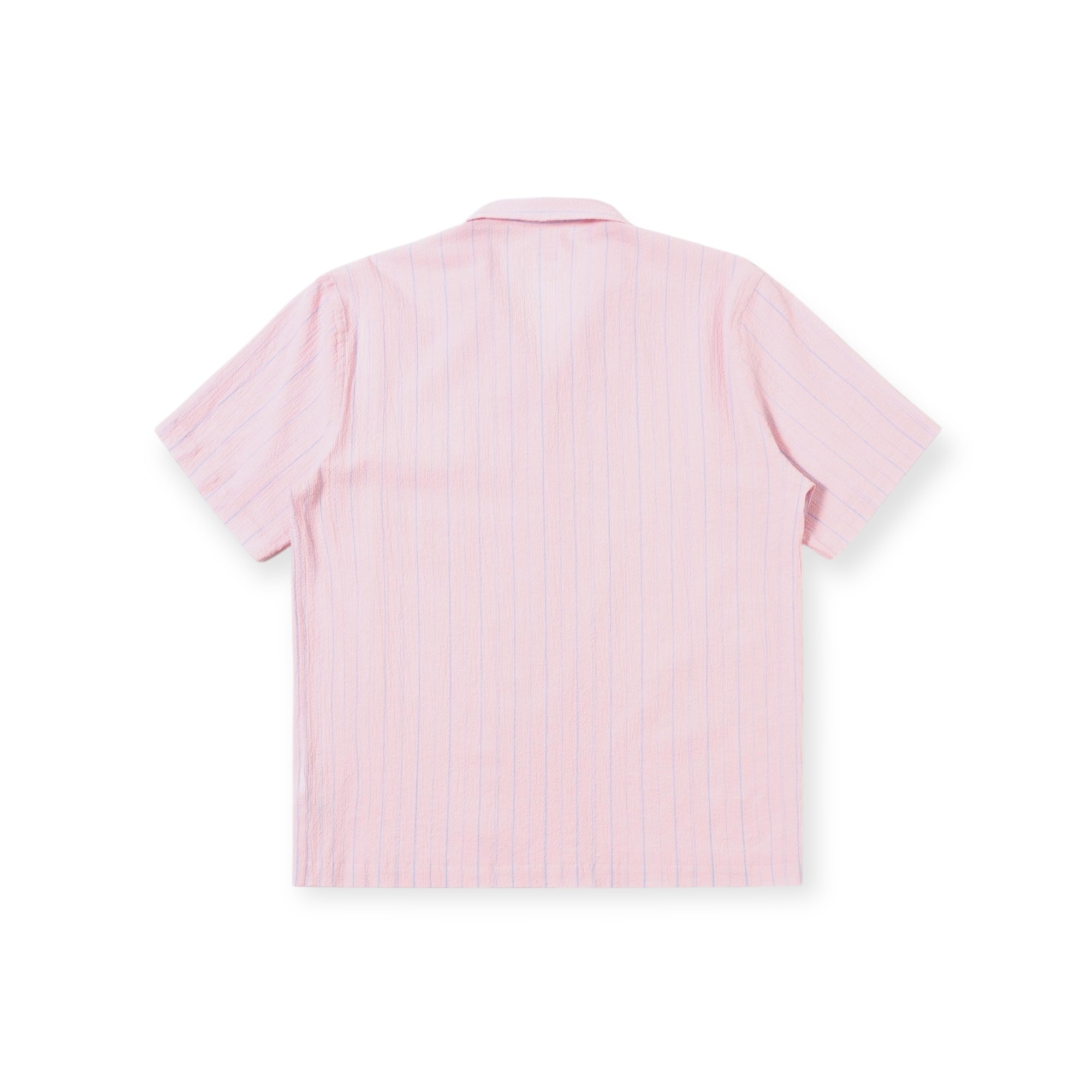 Universal Works Road Shirt Lily Stripe pink
