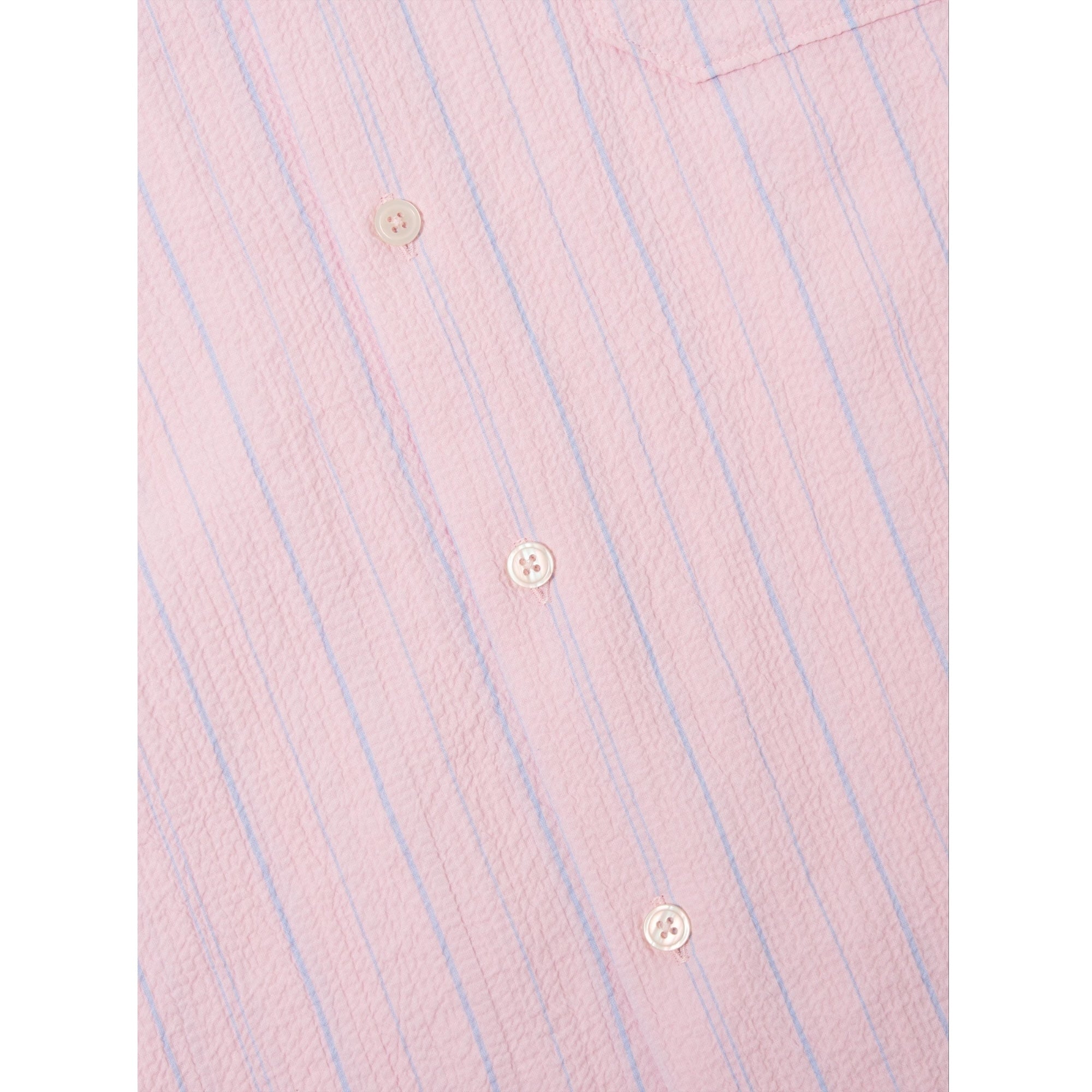 Universal Works Road Shirt Lily Stripe pink