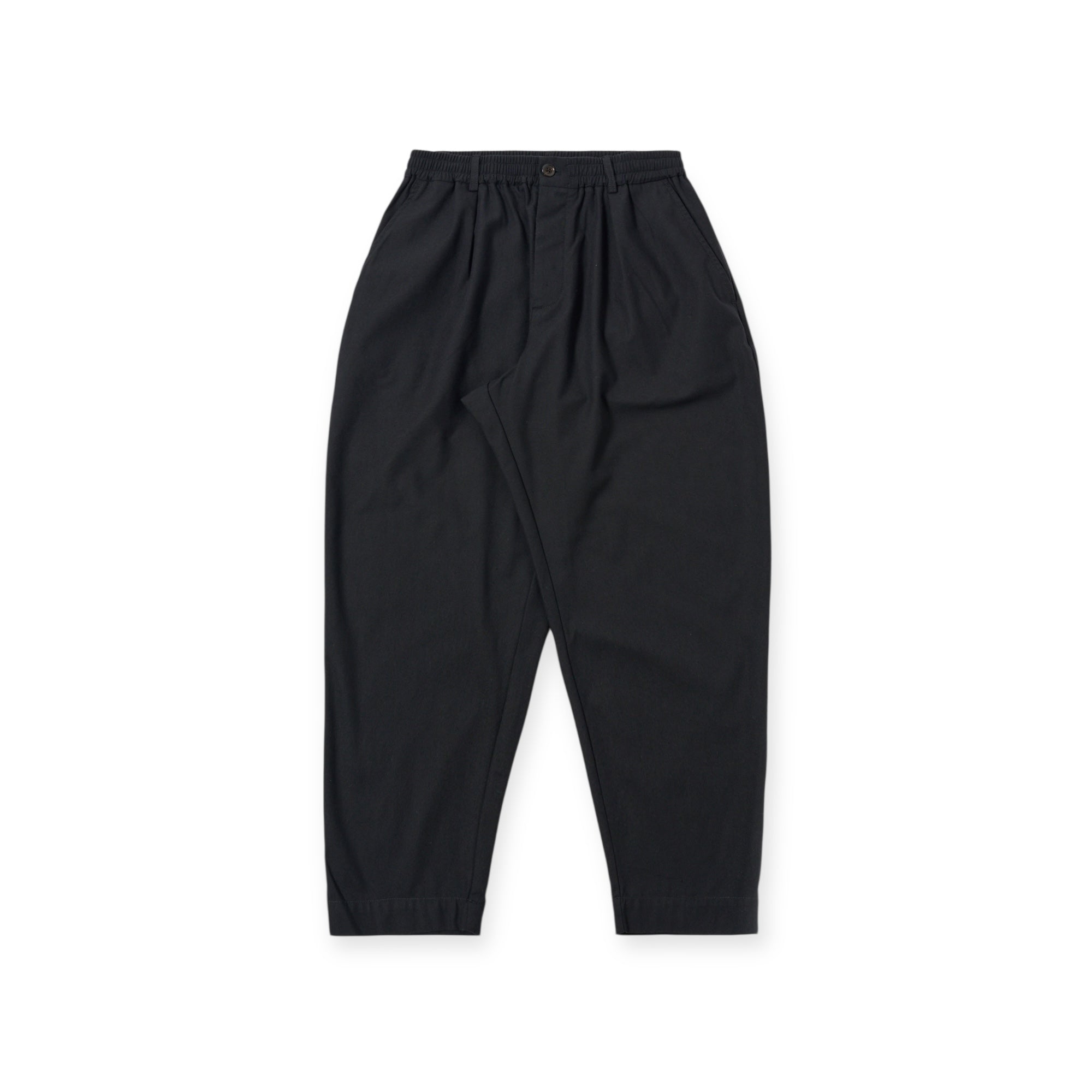 Universal Works Pleated Track Pant Valencia Cotton black