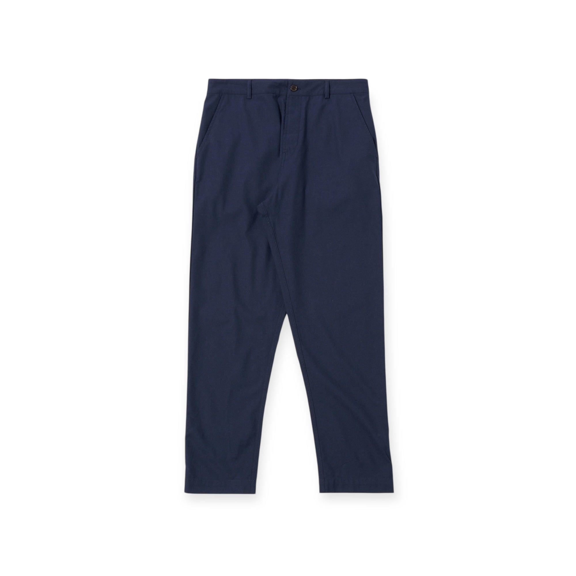 Universal Works Military Chino Valencia Cotton navy
