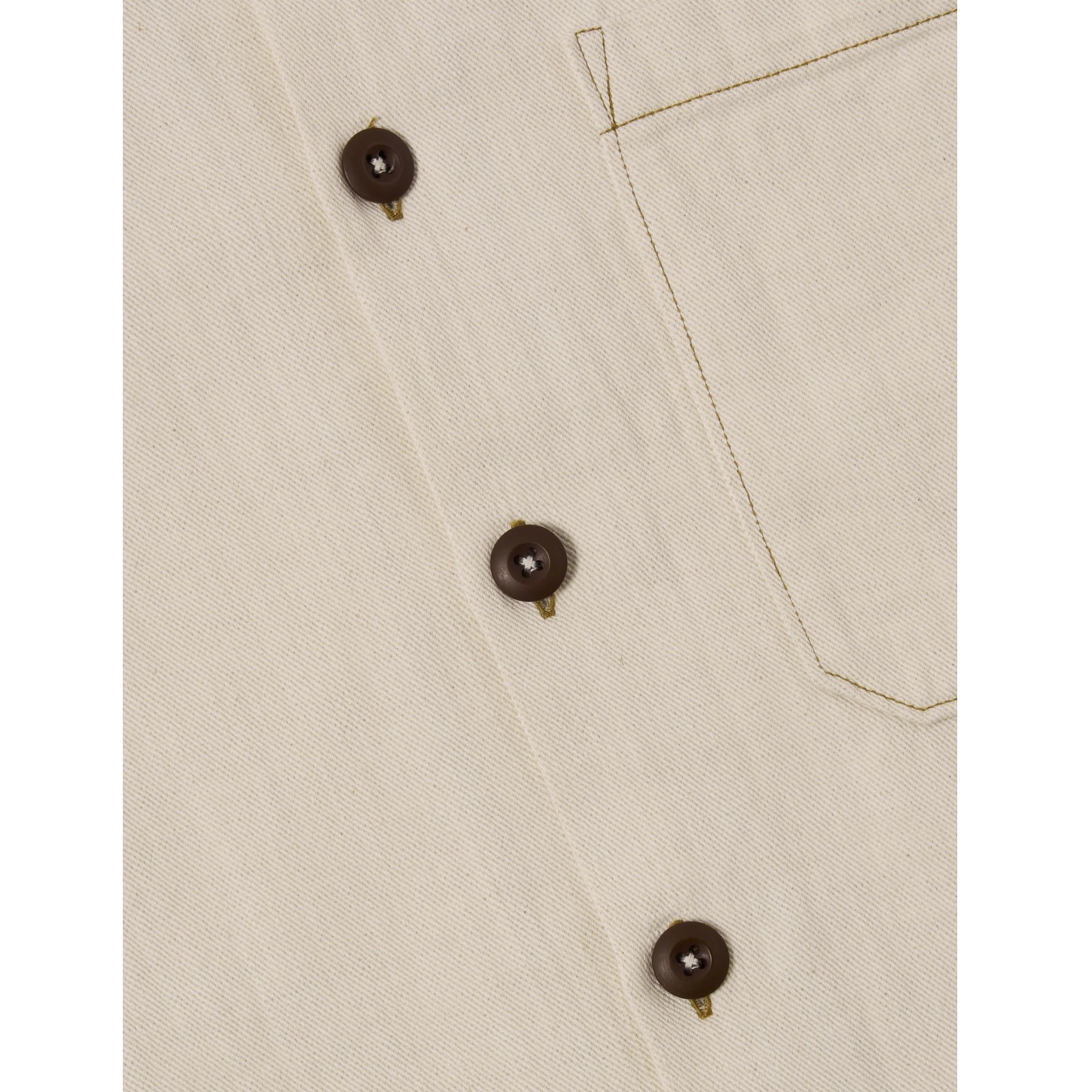 Universal Works S/S Fatigue Shirt Koko Colin ecru