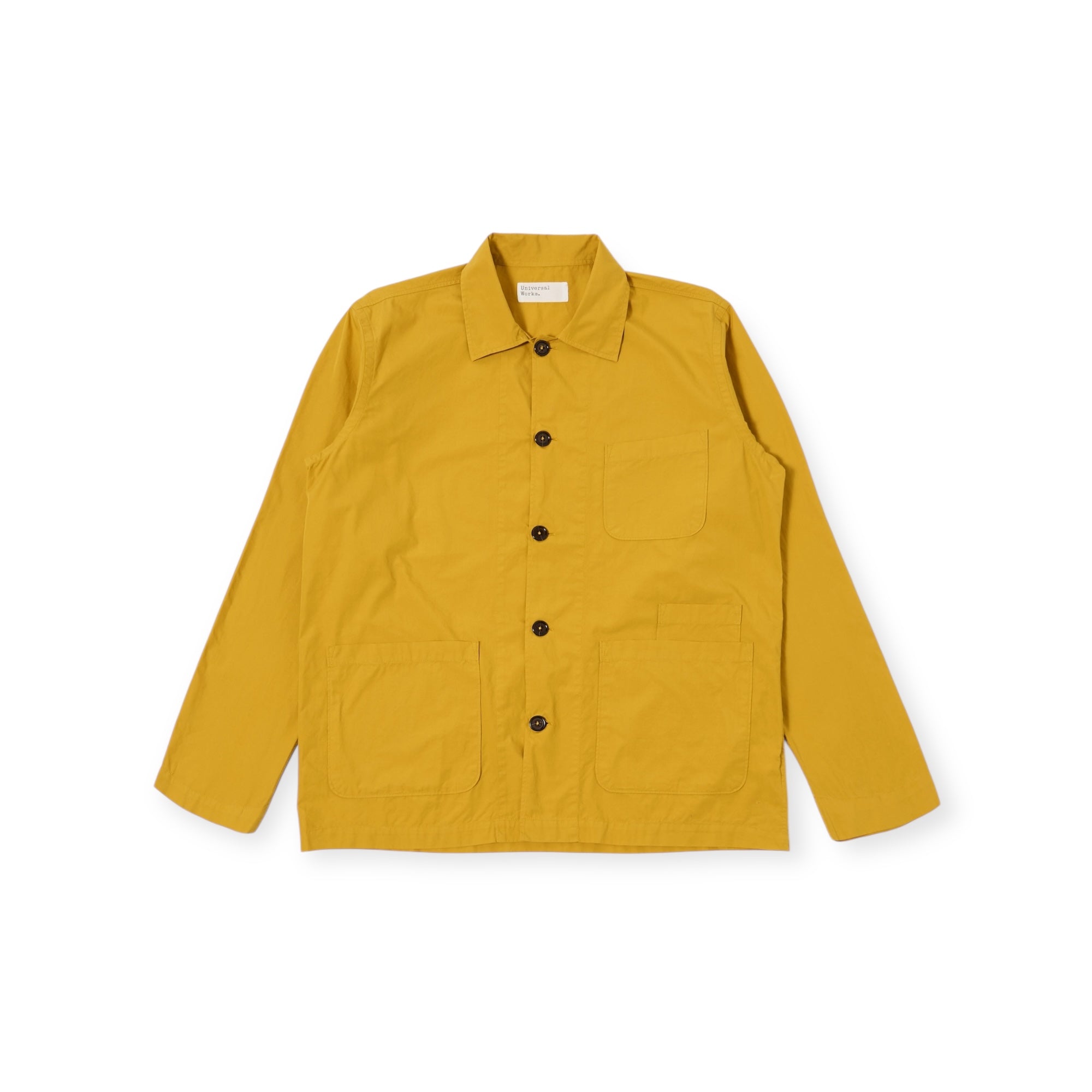 Universal Works Bakers Overshirt Organic Fine Poplin golden brown