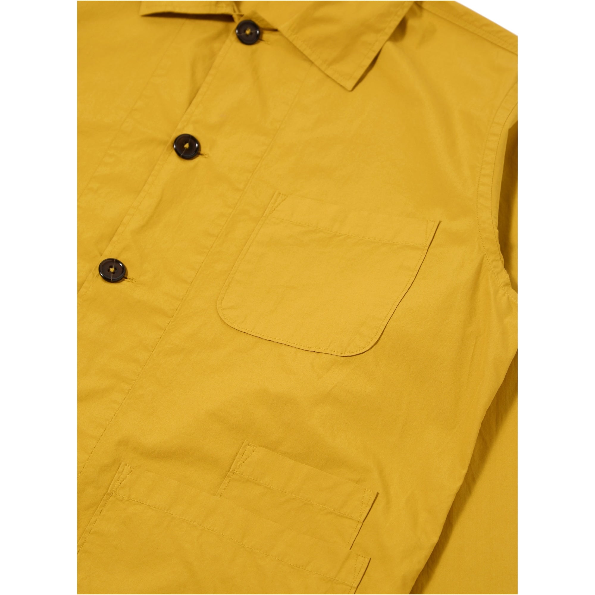 Universal Works Bakers Overshirt Organic Fine Poplin golden brown