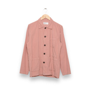 Universal Works Bakers Overshirt 29654 Fine Cord pink