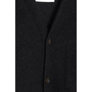 Universal Works Cardigan 29710 Wool Fleece black