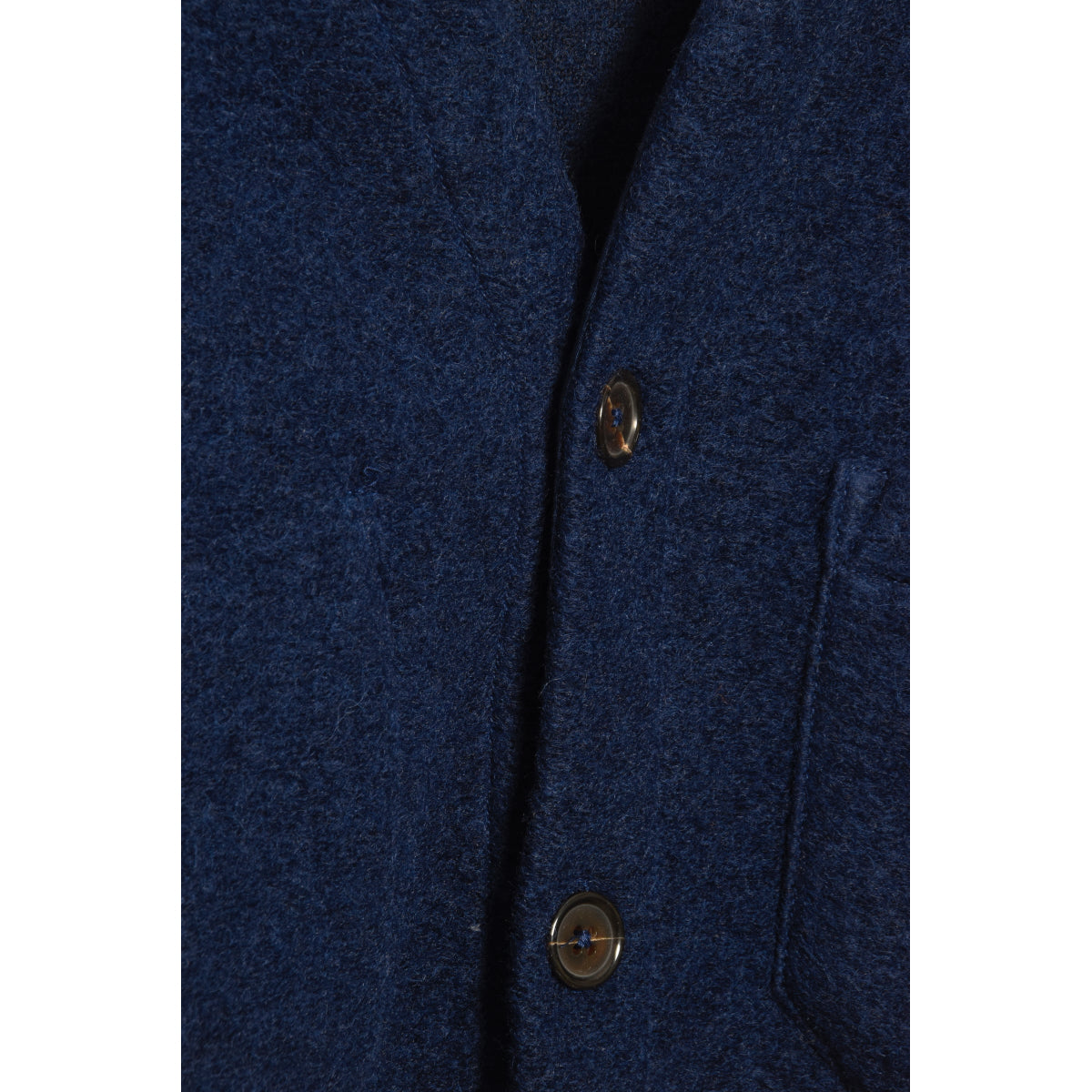 Universal Works Cardigan 29710 Wool Fleece indigo
