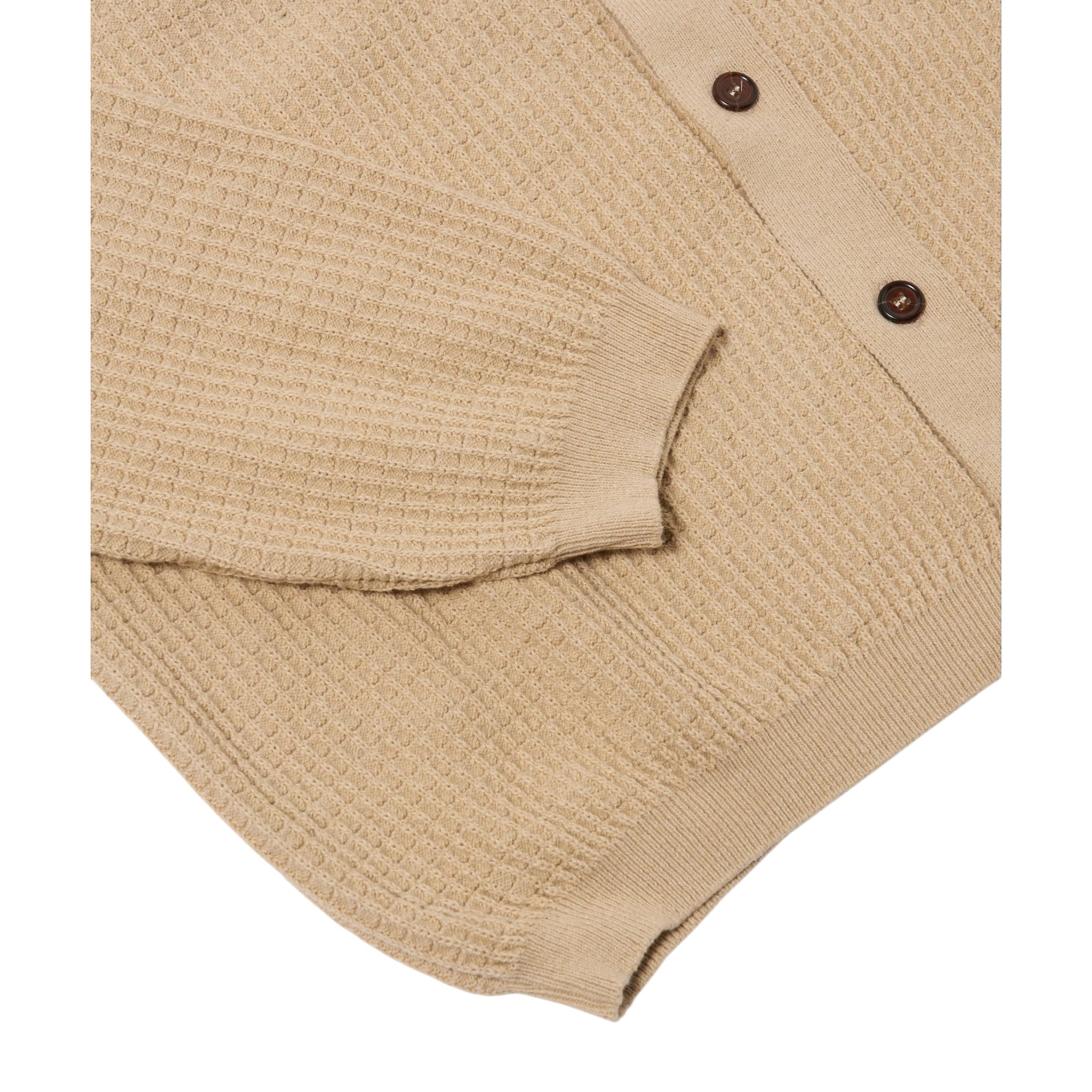 Universal Works Knit Jacket Eco Cotton Knit sand