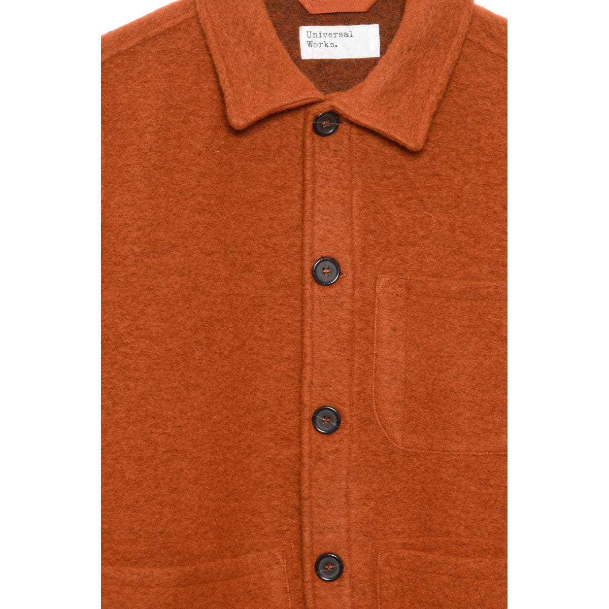 Universal Works Field Jacket 29713 Wool Fleece orange