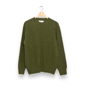 Universal Works Seamless Crew 29951 Supersoft Knit green