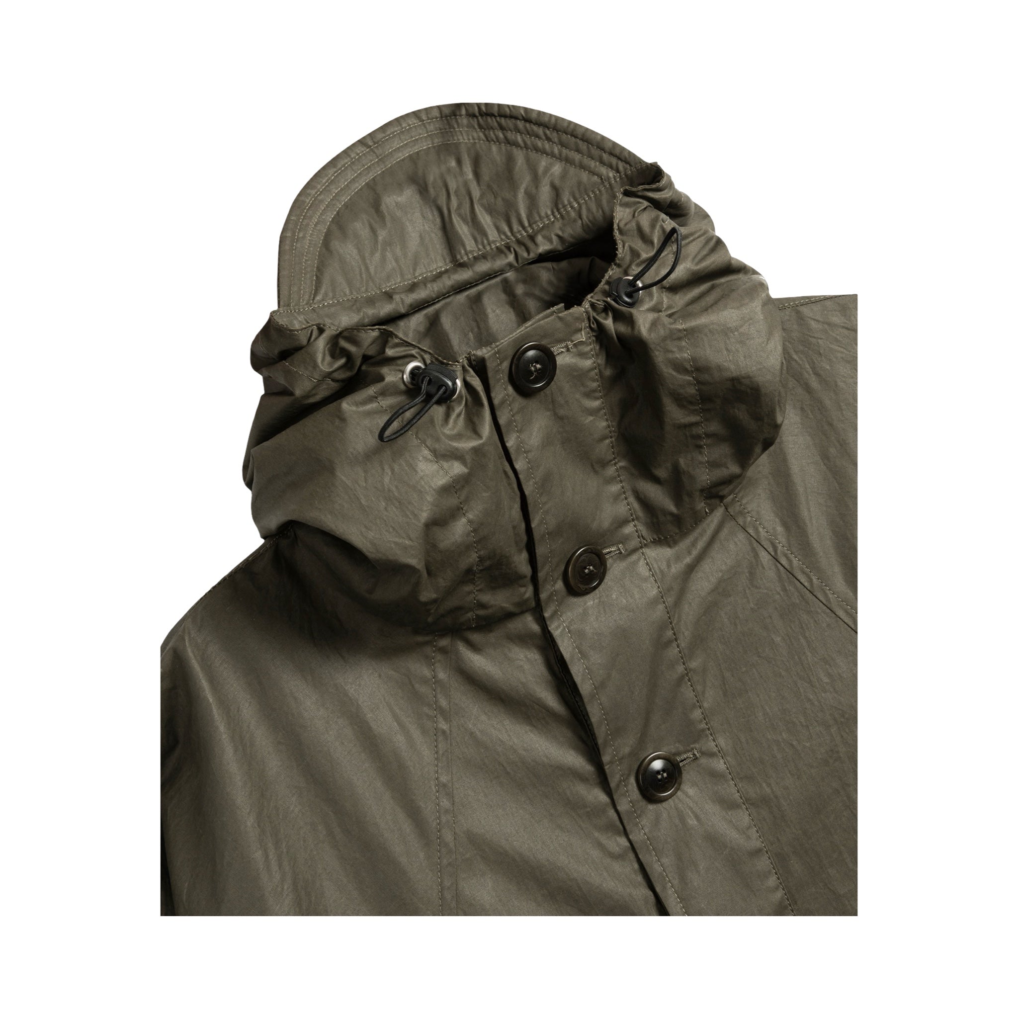 YMC Bonehead Jacket Coated dark green – trueffelschwein