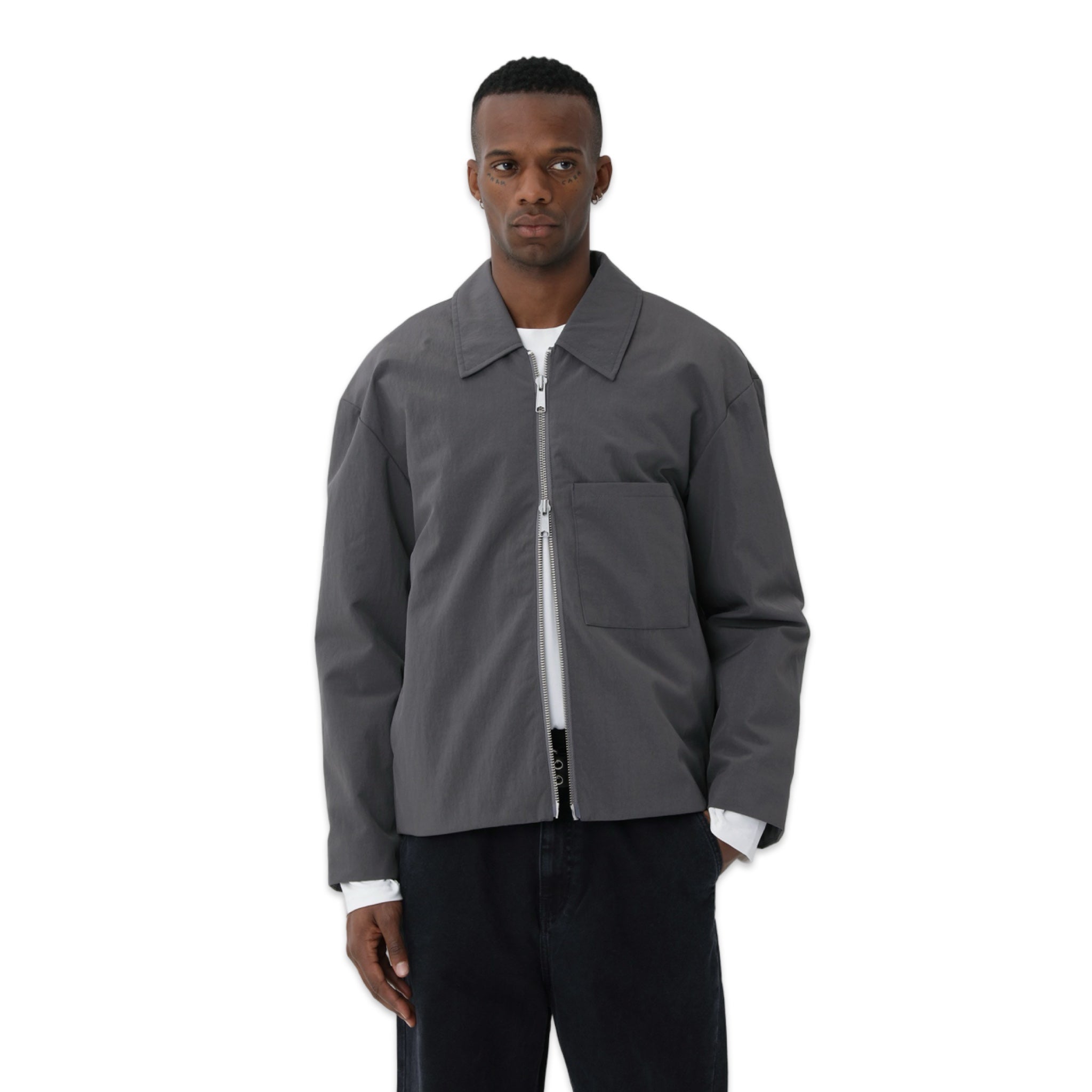 Won Hundred Saywer.01 Jacket charcoal grey