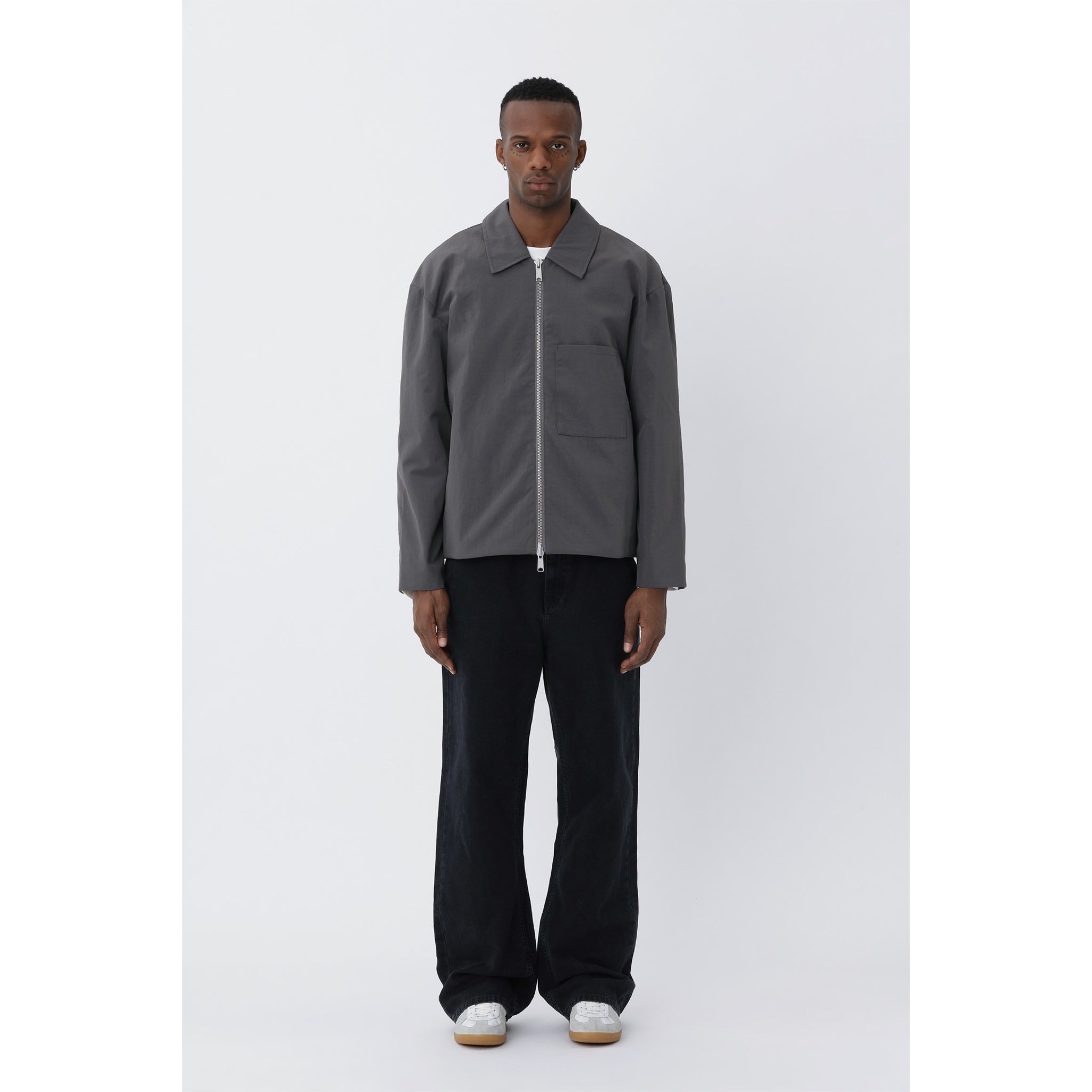 Won Hundred Saywer.01 Jacket charcoal grey