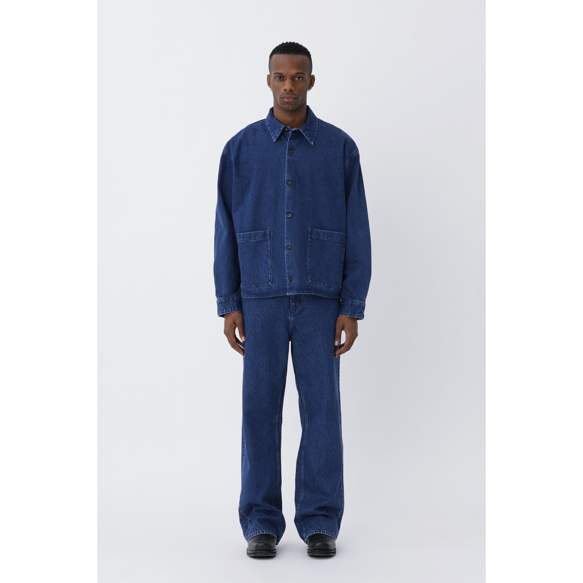 Won Hundred Dustin.01 Shirt Jacket yal medium dark blue