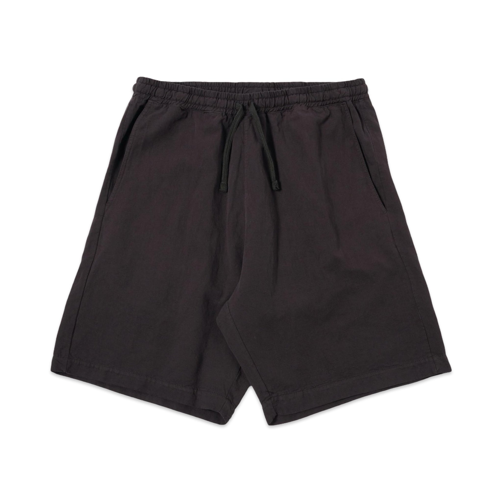 Universal Works Simple Short Lyocell Linen Mix licorice