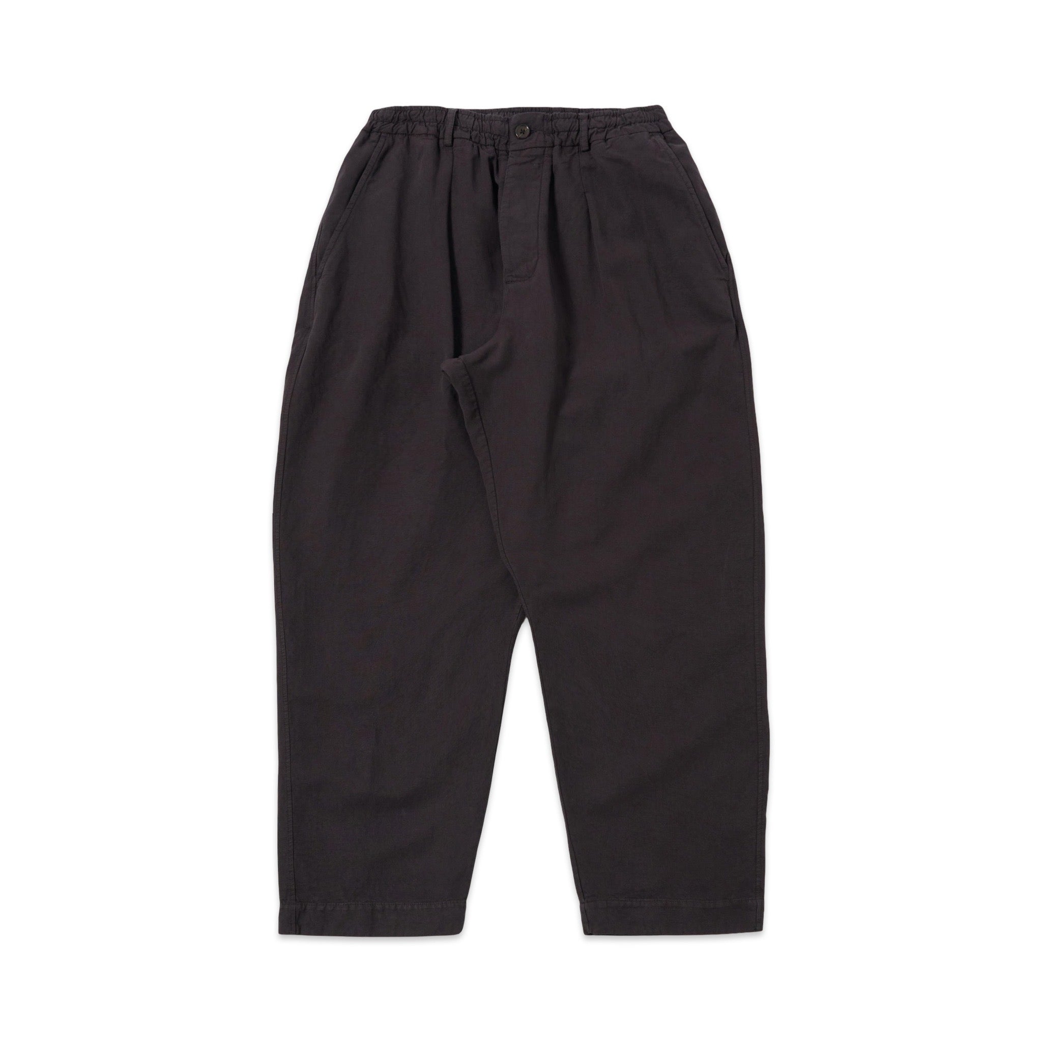 Universal Works Oxford Pant Lyocell Linen Mix licorice