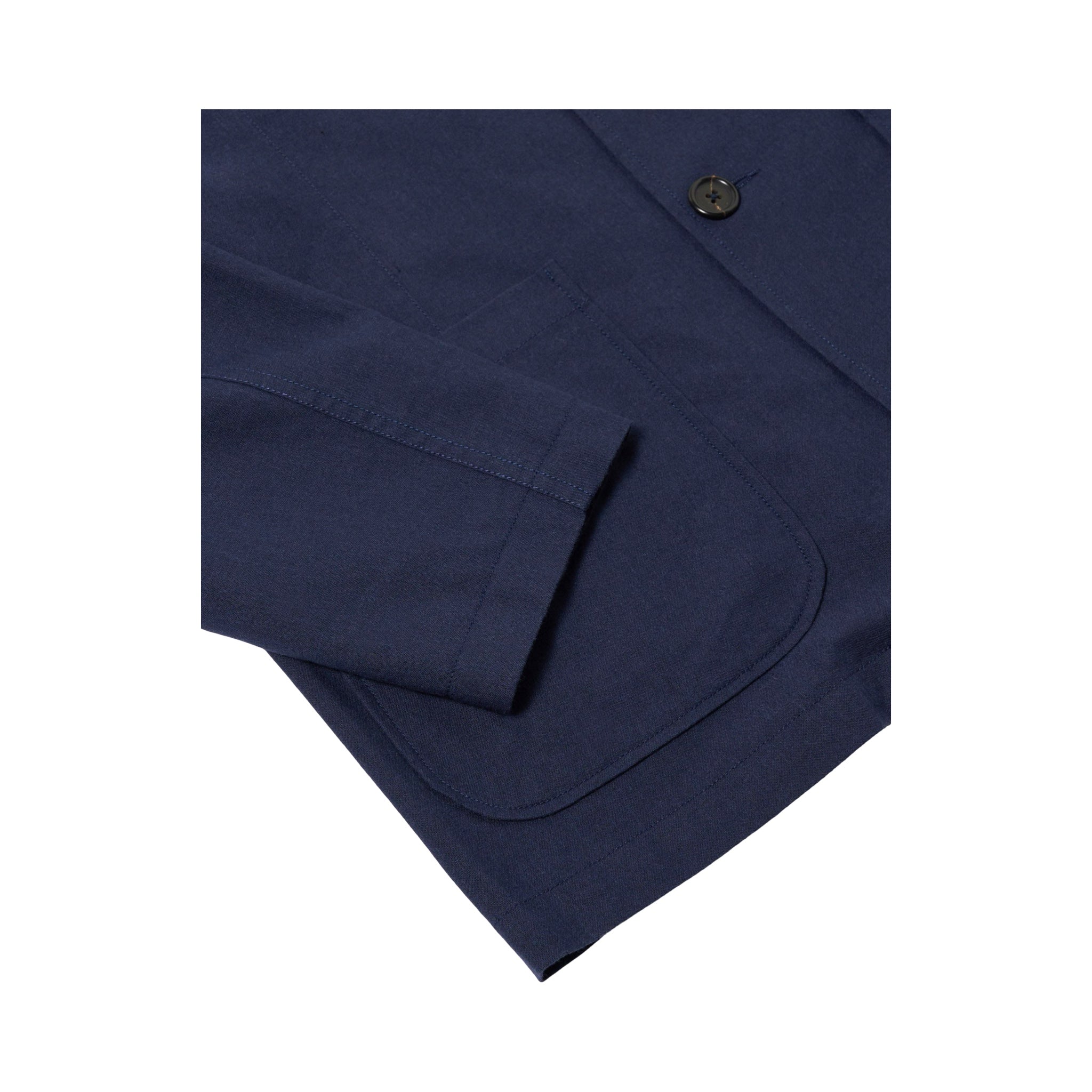 Universal Works Two Button Jacket Valencia Cotton navy