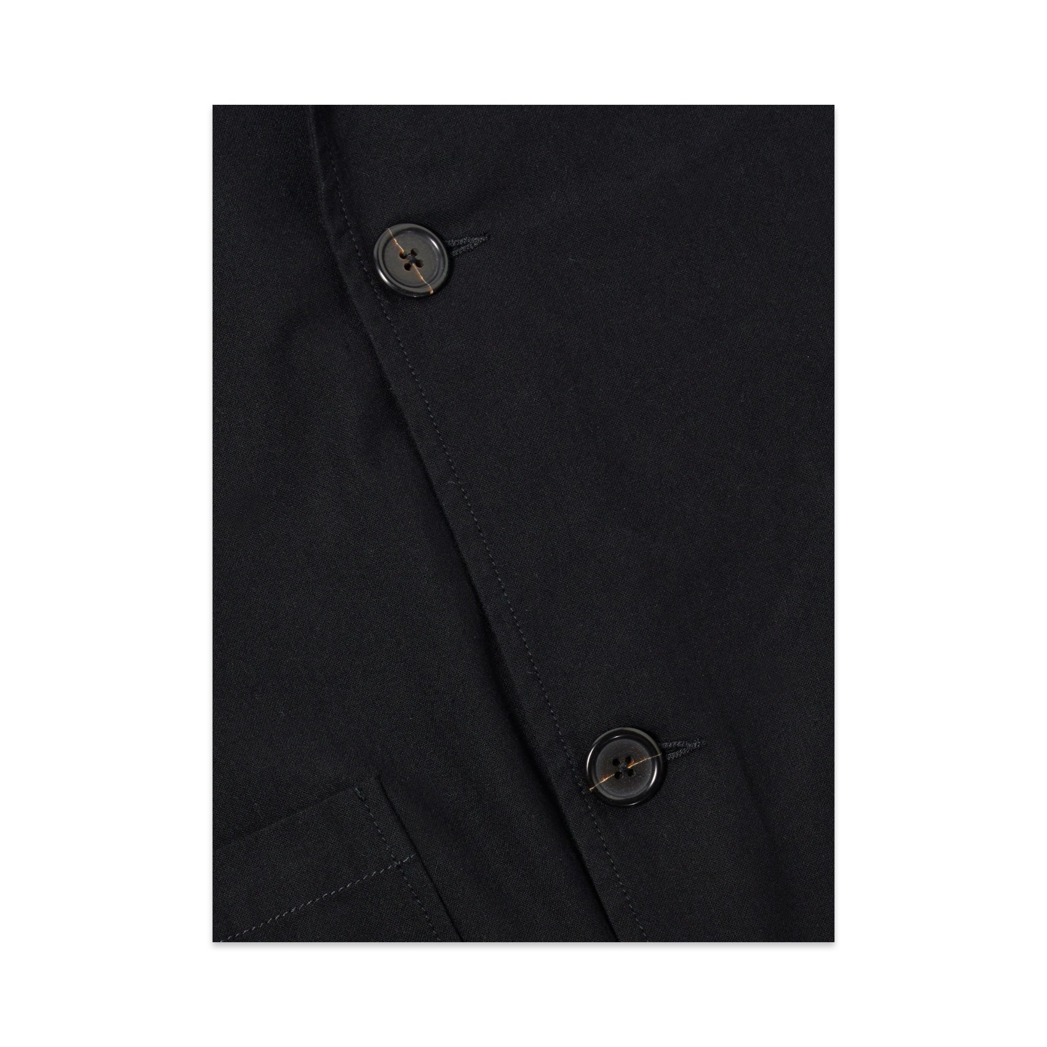Universal Works Two Button Jacket Valencia Cotton black