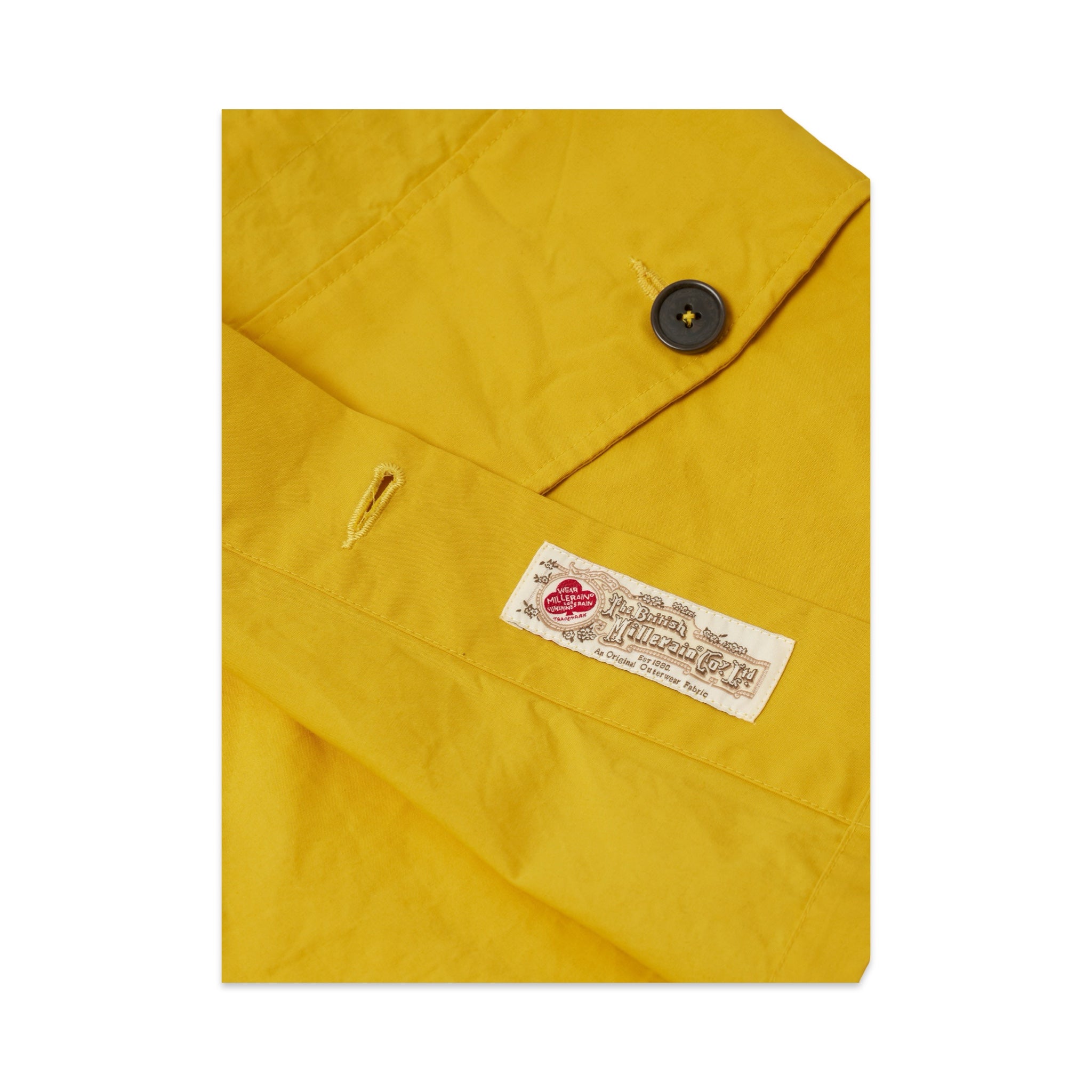 Universal Works Boston Parka British Wax Cotton yellow