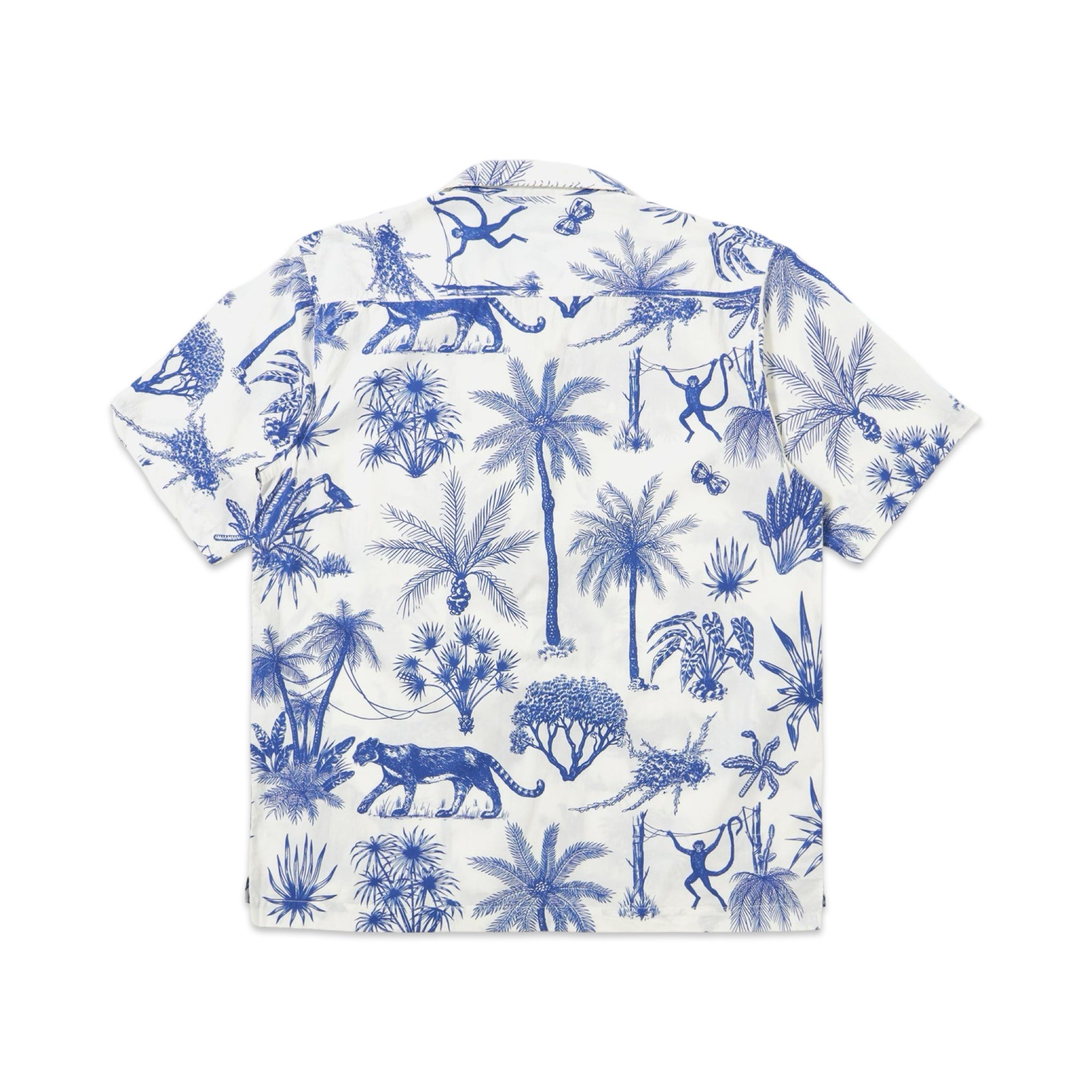Universal Works Camp Shirt Jungle Toile Poplin white