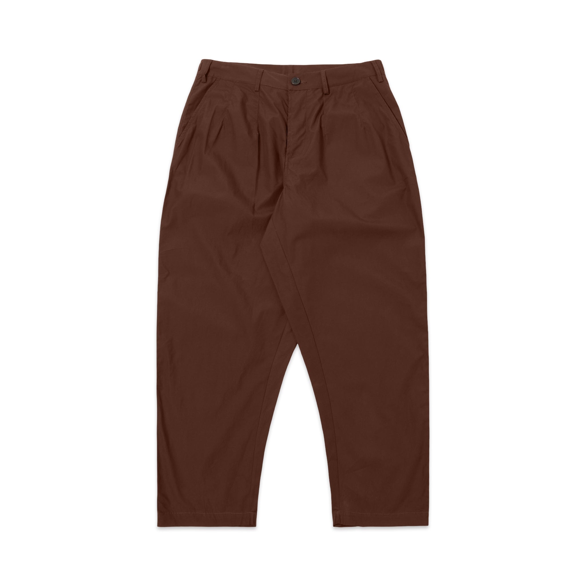 Universal Works Dutch Pant Peached Poplin brown