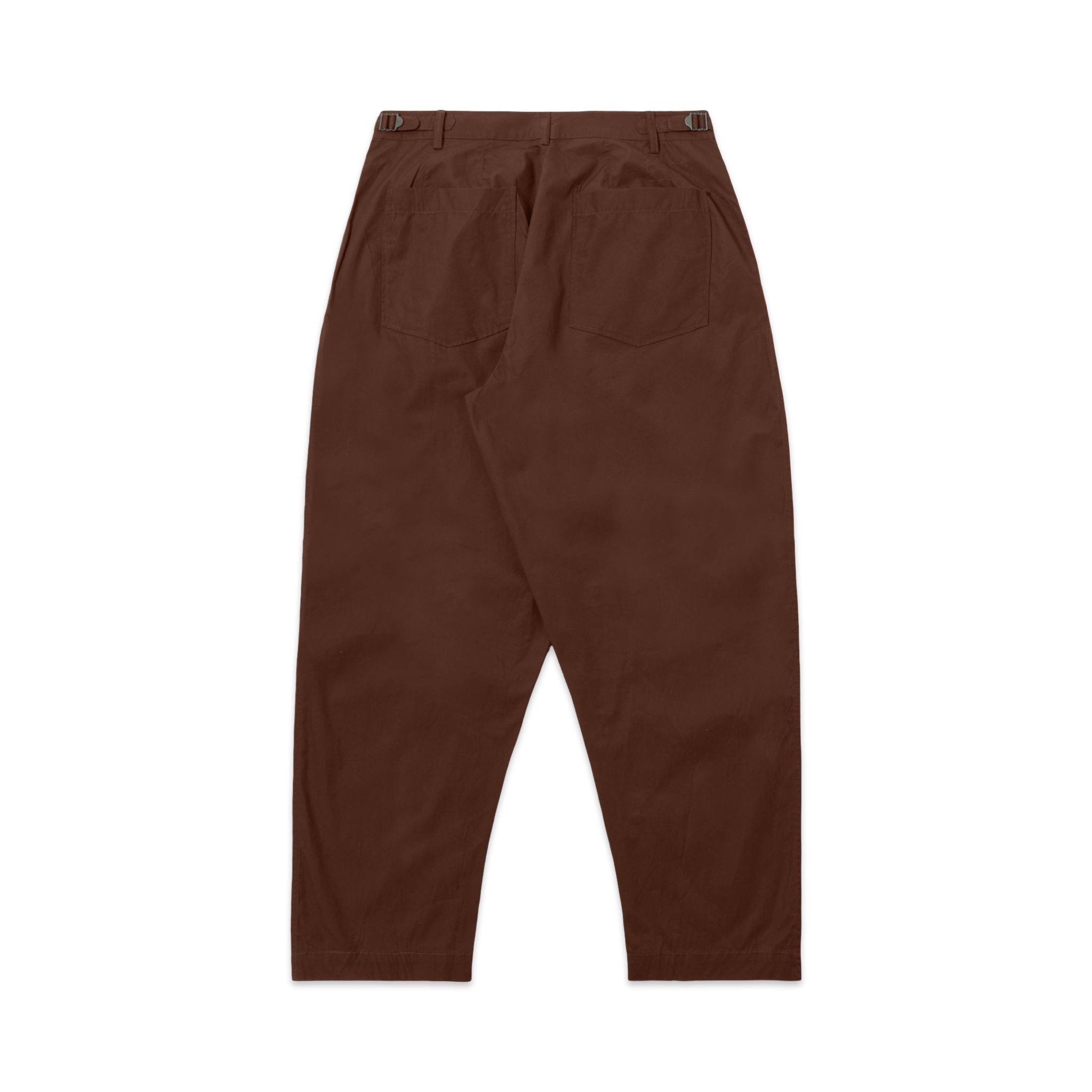 Universal Works Dutch Pant Peached Poplin brown