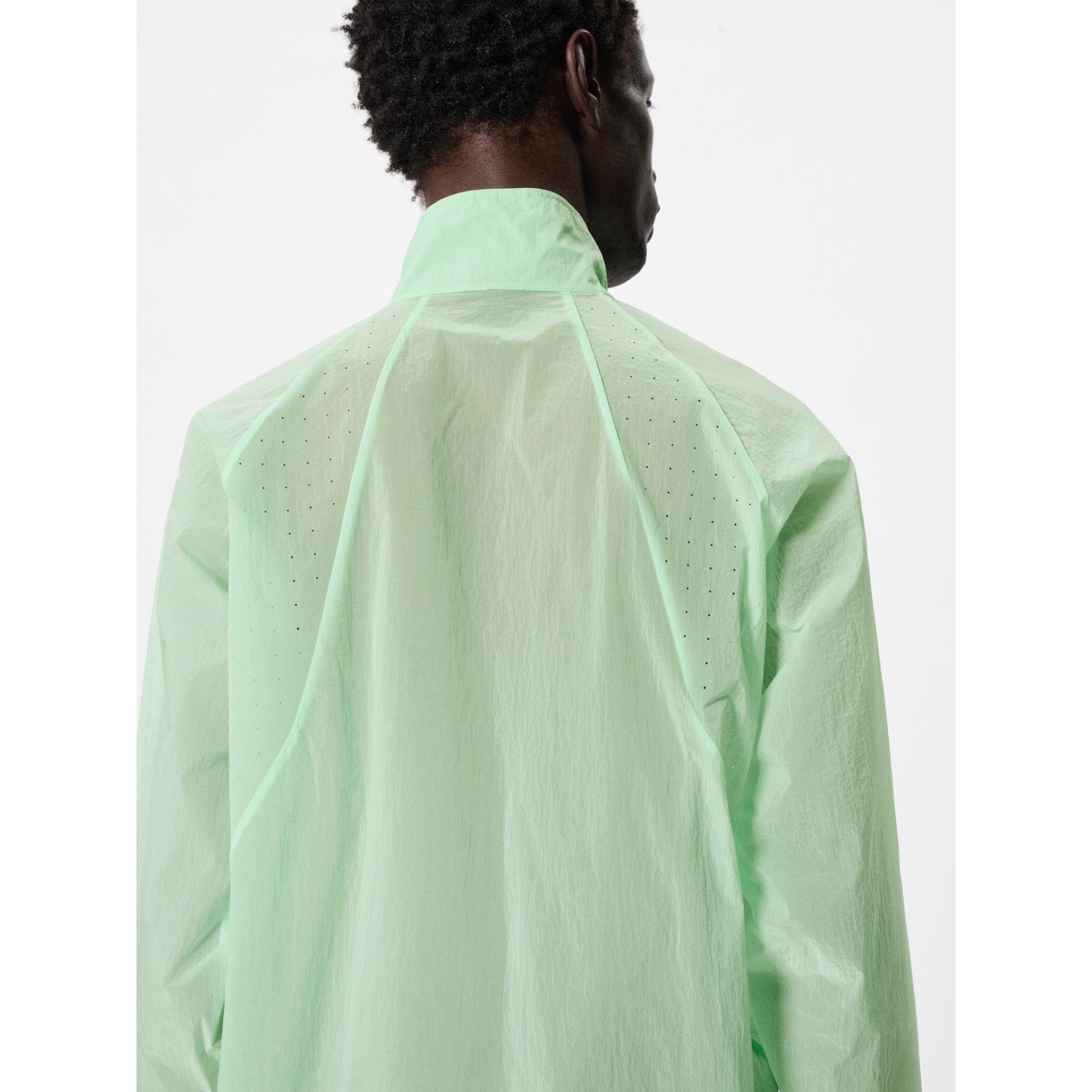Goldwin Sheer Nylon Wind Jacket opal green